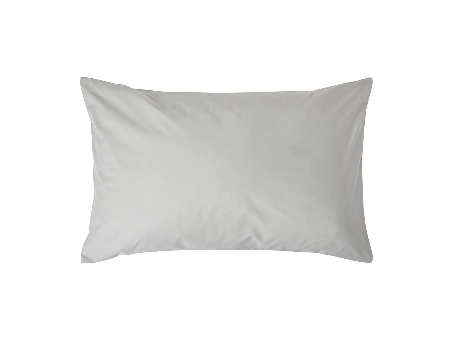 Homescapes Silver Grey Egyptian Cotton Housewife Pillowcase 200 TC, Standard Size