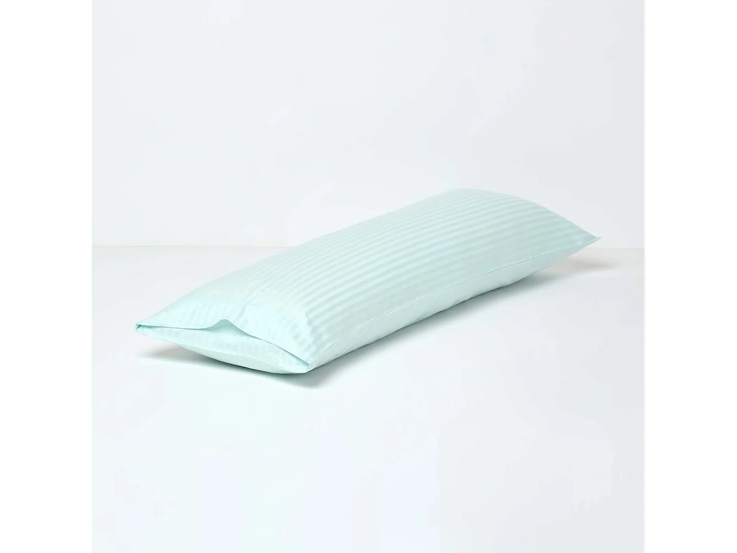 Homescapes Light Blue Egyptian Cotton Ultrasoft Body Pillowcase 330 TC