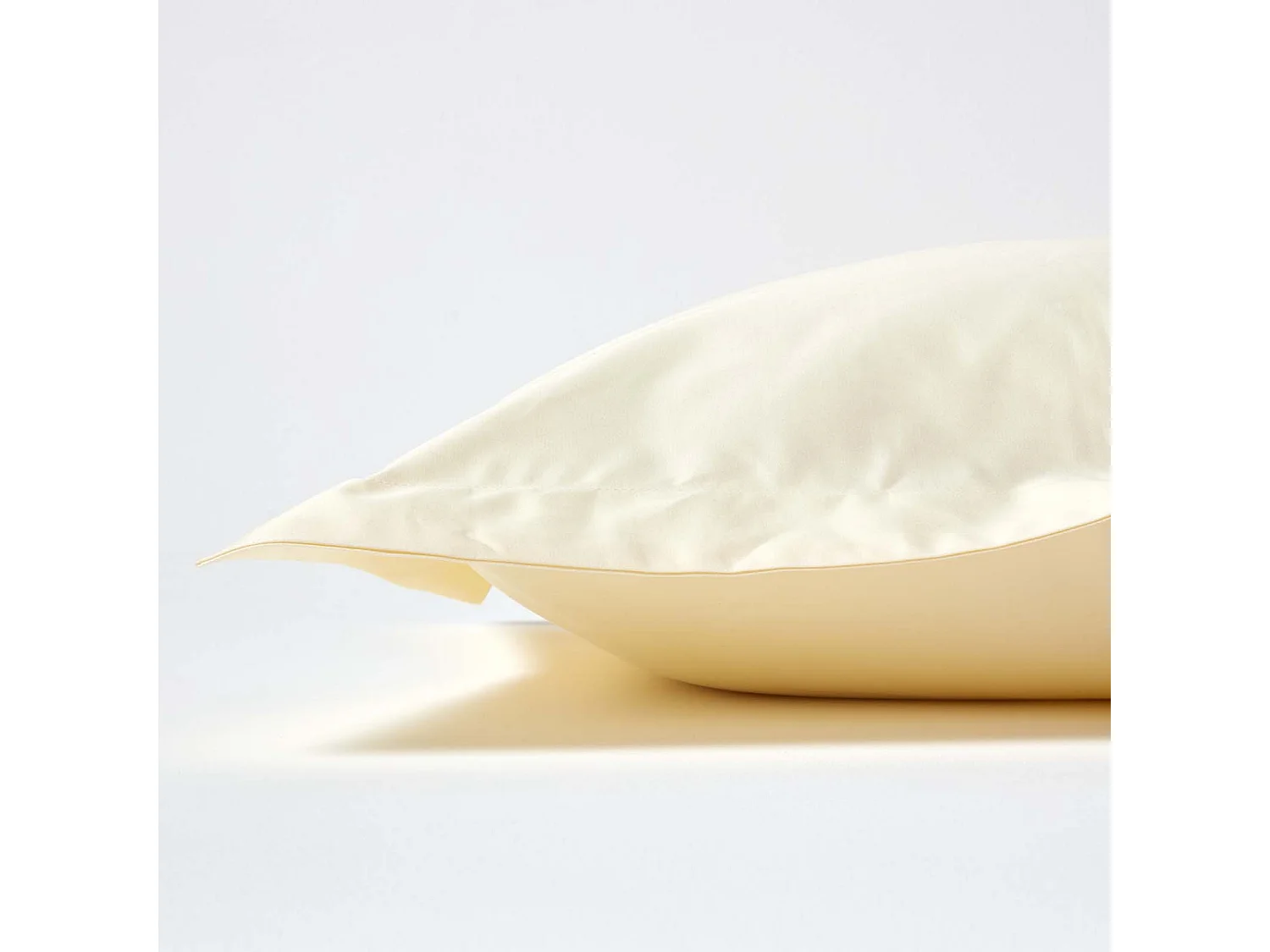 Homescapes Cream Egyptian Cotton Oxford Pillowcase 1000 TC