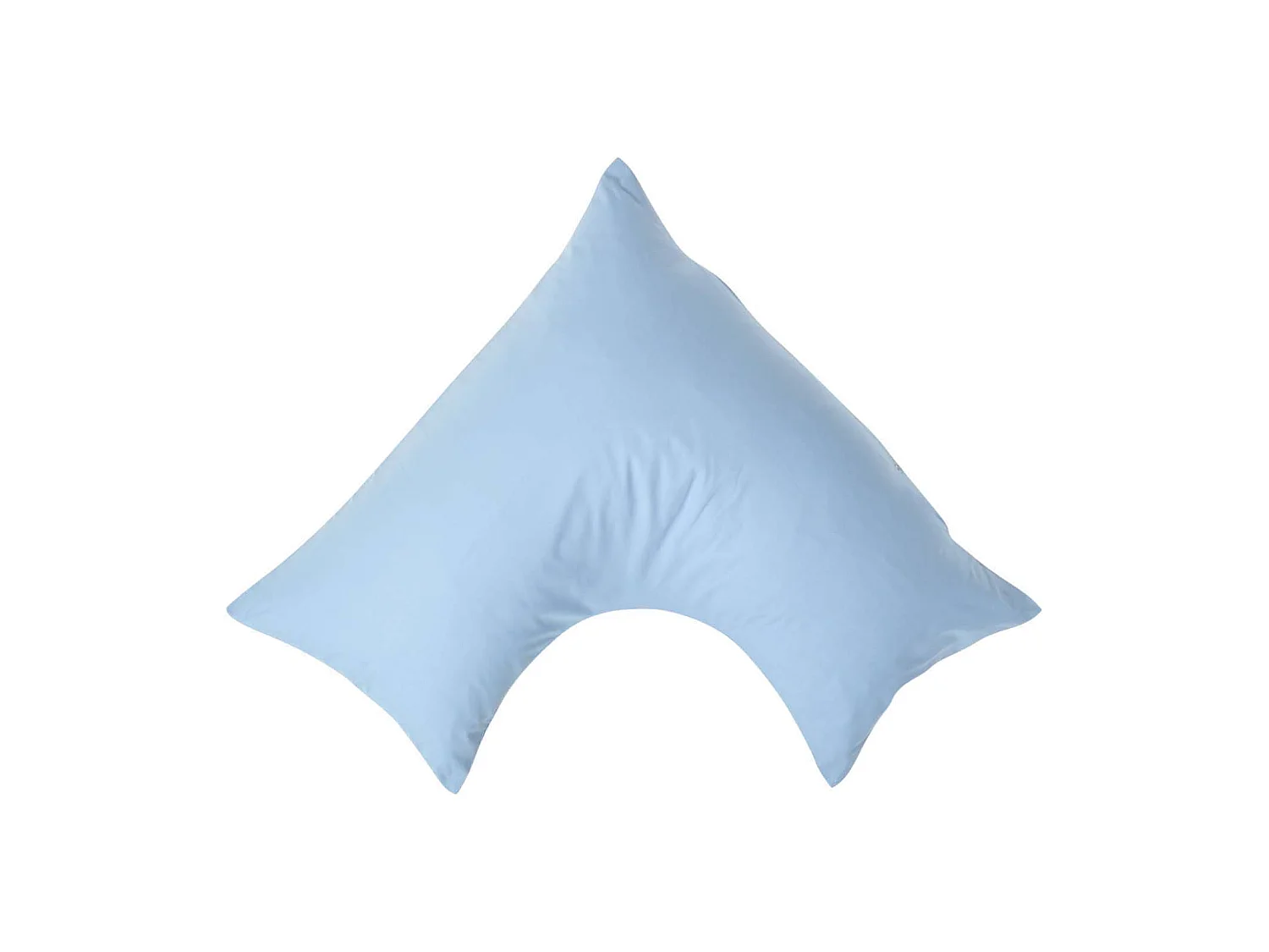 Homescapes Blue Egyptian Cotton V Shaped Pillowcase 200 TC