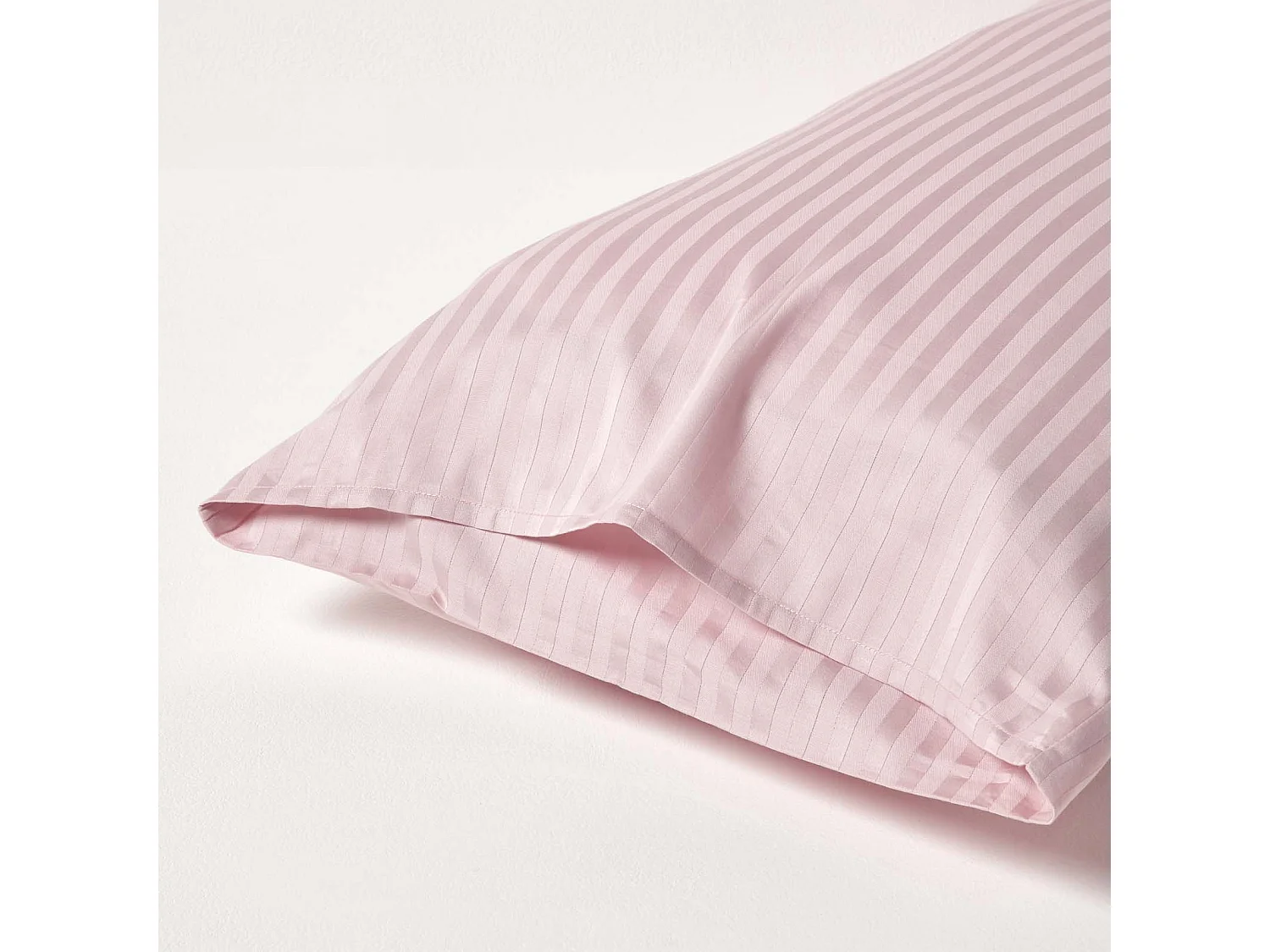 Homescapes Dusky Pink Violet Egyptian Cotton Ultrasoft Housewife Pillowcase 330 TC, KingSize