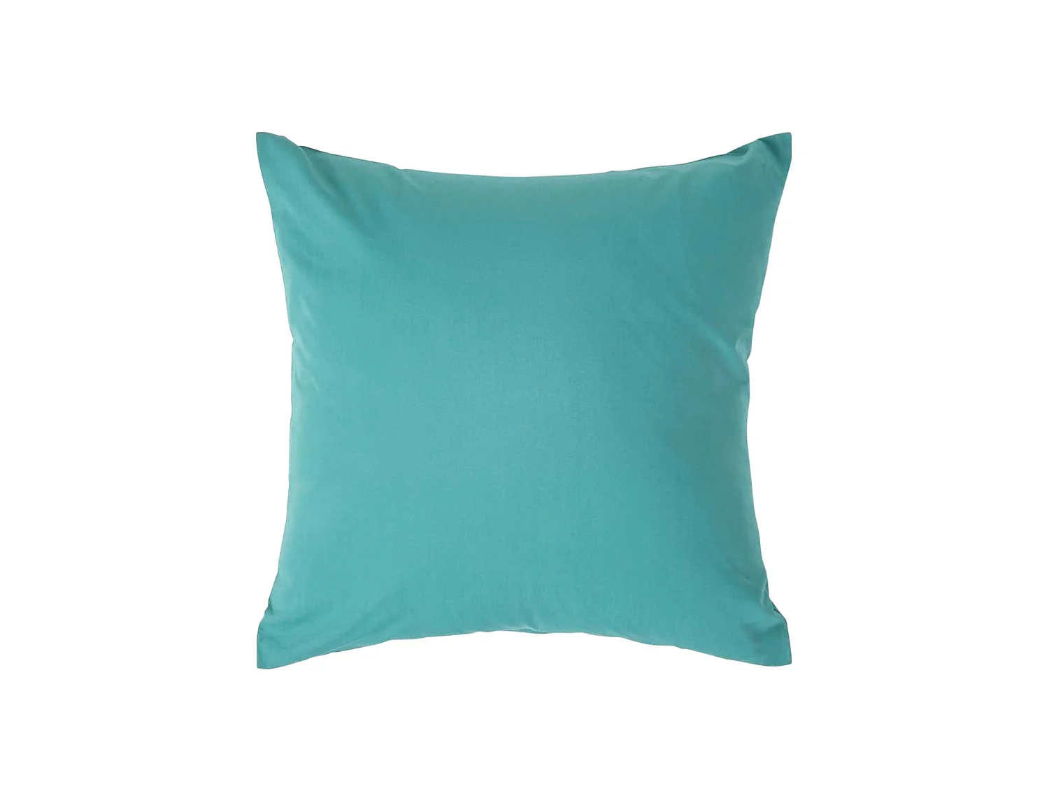 Homescapes Teal Continental Egyptian Cotton Pillowcase 200 TC, 40 x 40 cm