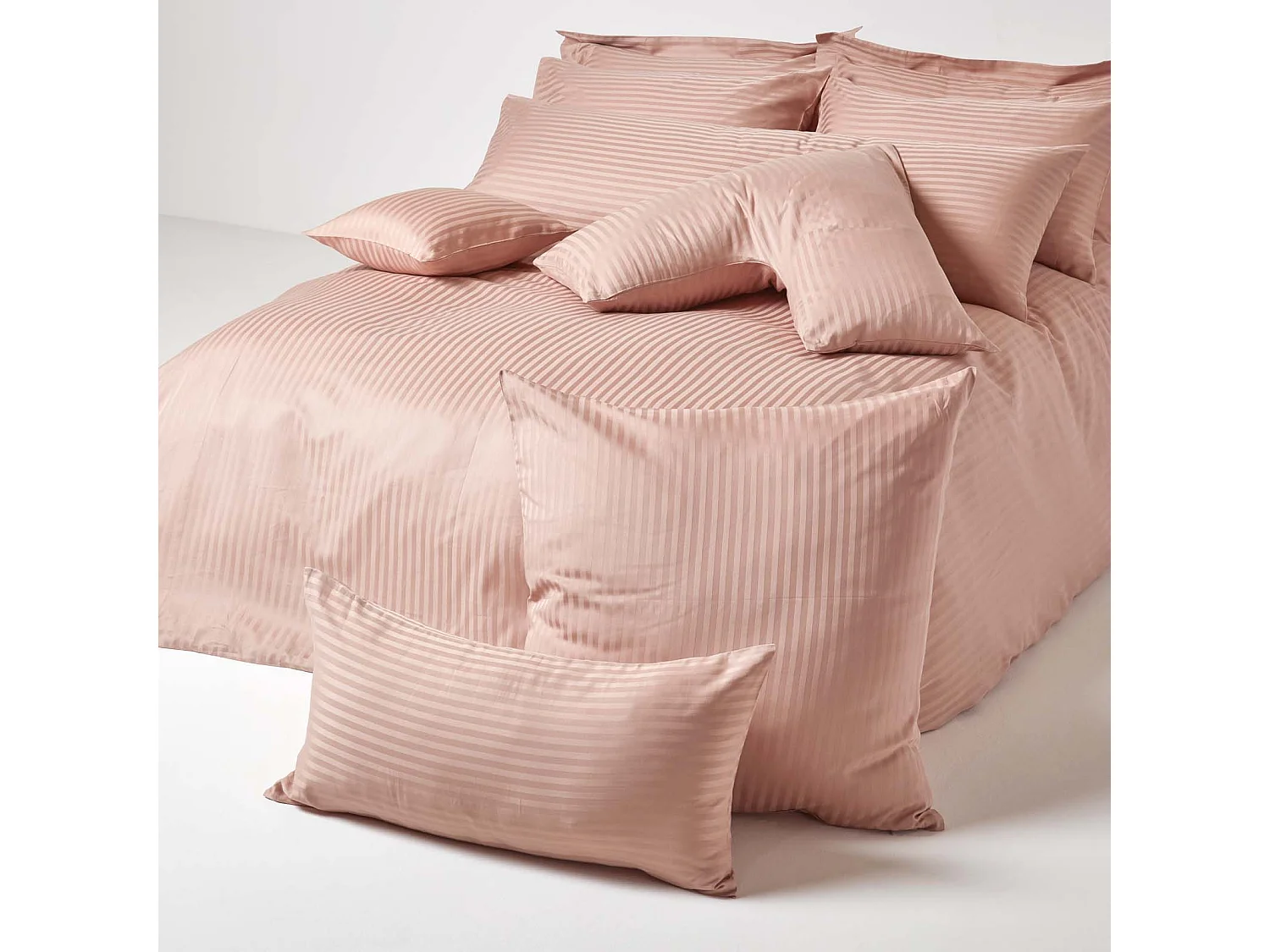 Homescapes Beige Egyptian Cotton Ultrasoft Housewife Pillowcase 330 TC, King Size