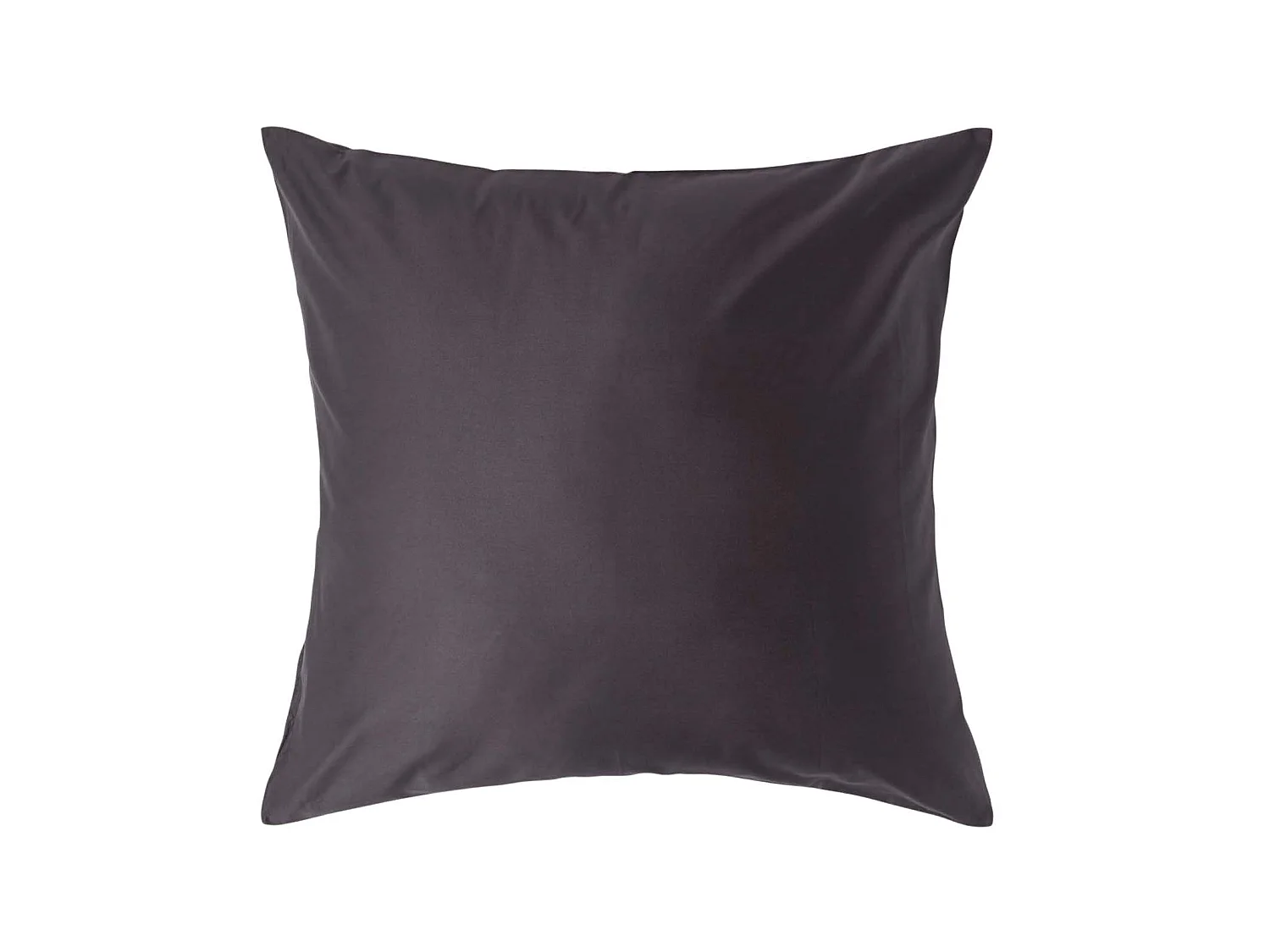 Homescapes Dark Charcoal Grey Continental Egyptian Cotton Pillowcase 1000 TC, 80 x 80 cm