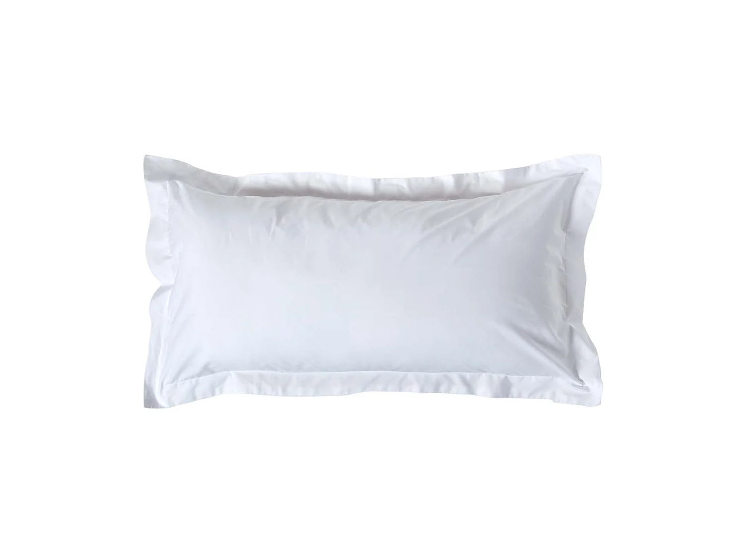 Homescapes White Egyptian Cotton Oxford Pillowcase 200 TC, King Size