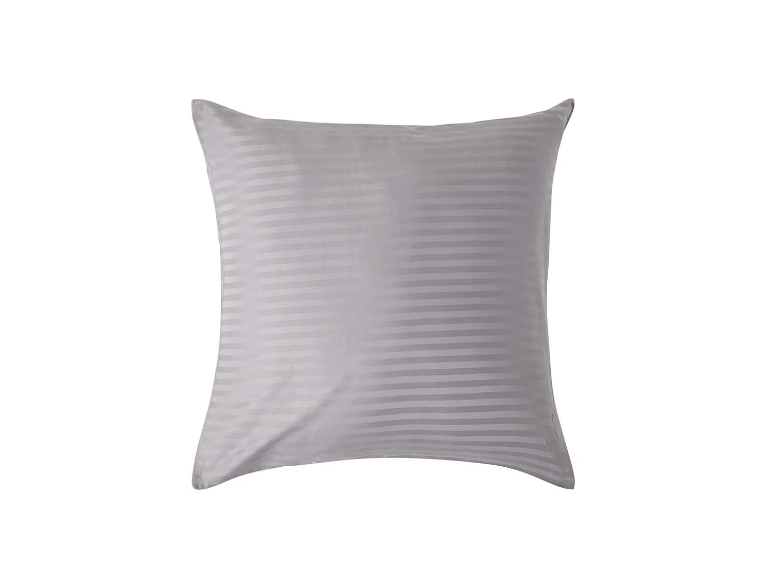Homescapes Grey Continental Pillowcase Egyptian Cotton 330 TC, 60 x 60 cm