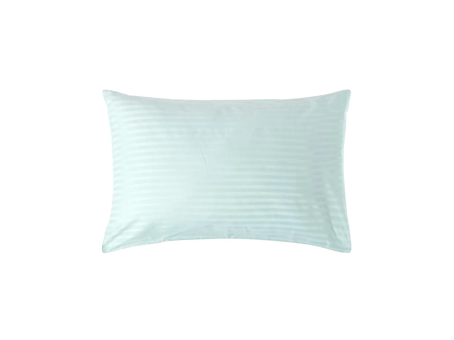 Homescapes Blue Egyptian Cotton Satin Stripe Housewife Pillowcase 330 TC