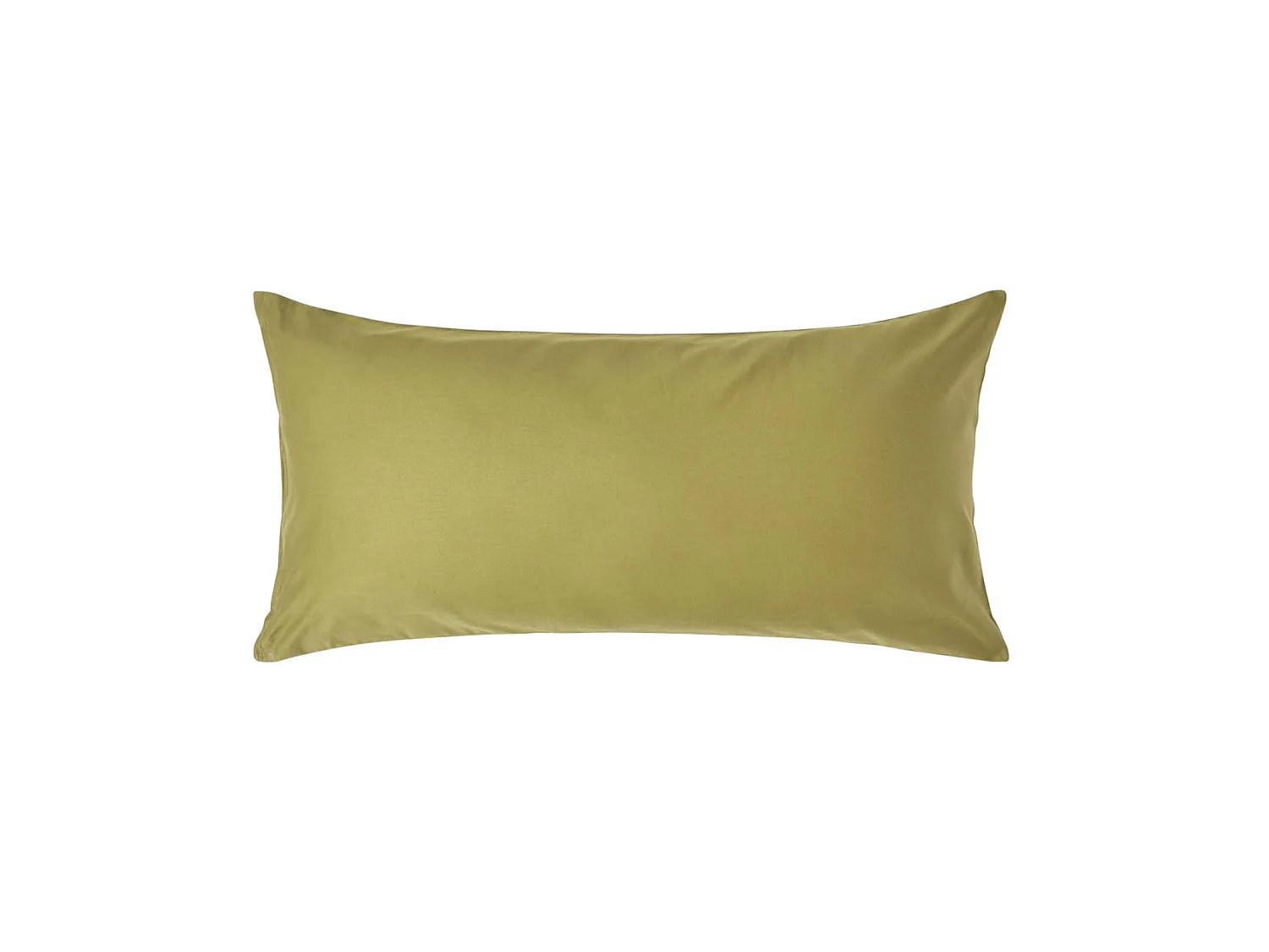 Homescapes Olive Green Continental Pillowcase 1000 TC, 40 x 80cm
