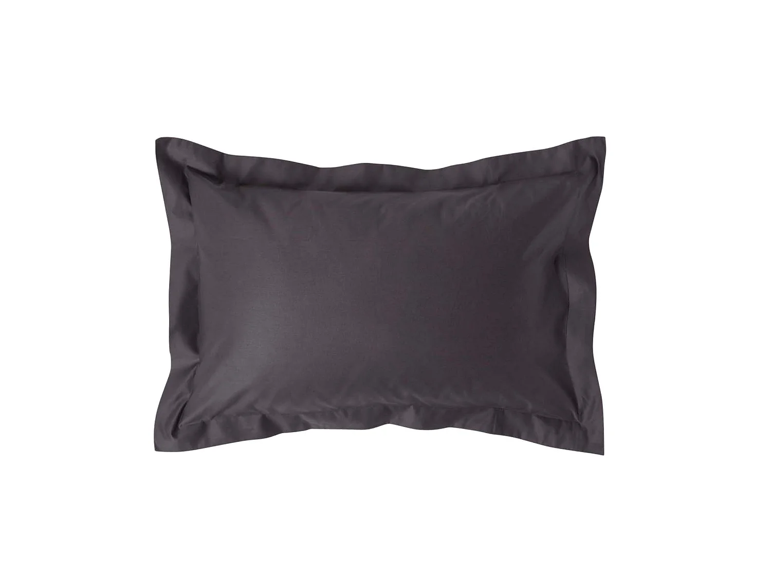 Homescapes Dark Charcoal Grey Egyptian Cotton Oxford Pillowcase 1000 TC