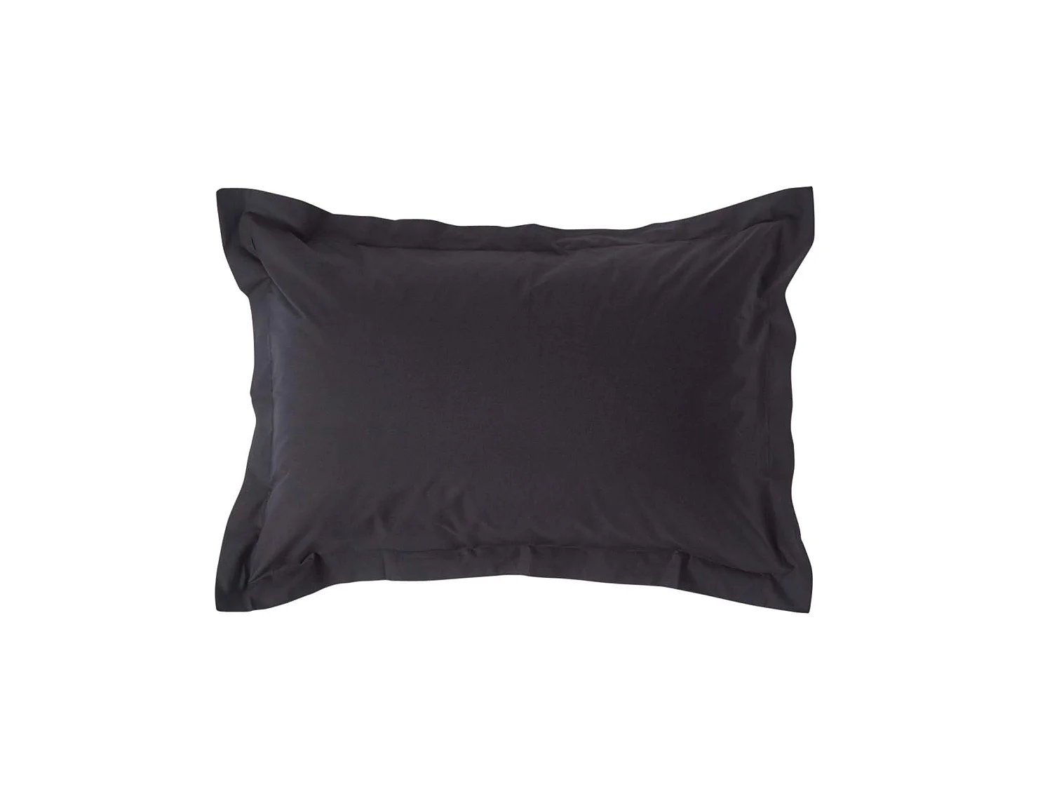 Homescapes Black Egyptian Cotton Oxford Pillowcase 200 TC