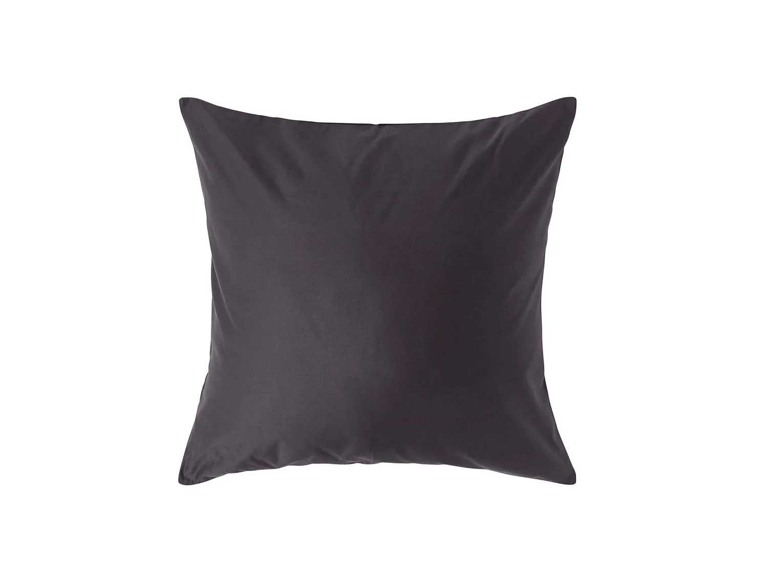 Homescapes Dark Charcoal Grey Continental Egyptian Cotton Pillowcase 1000 TC, 60 x 60 cm