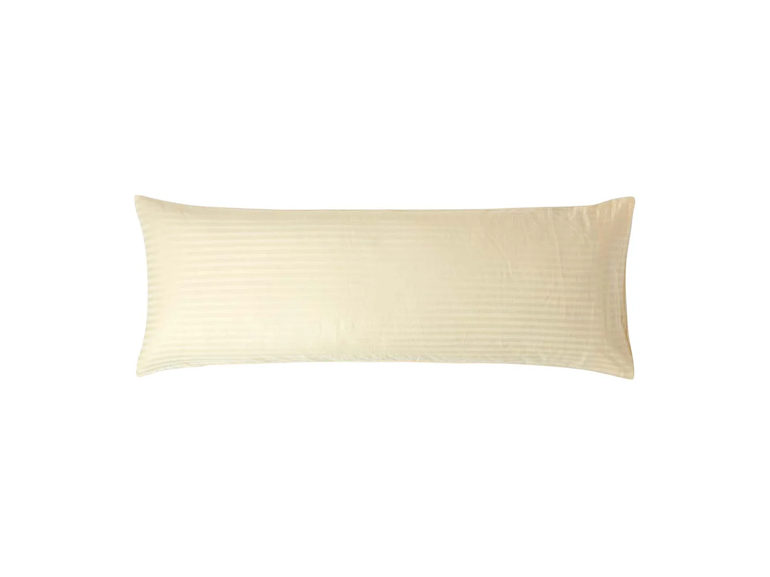 Homescapes Pastel Yellow Egyptian Cotton Ultrasoft Body Pillowcase 330 TC