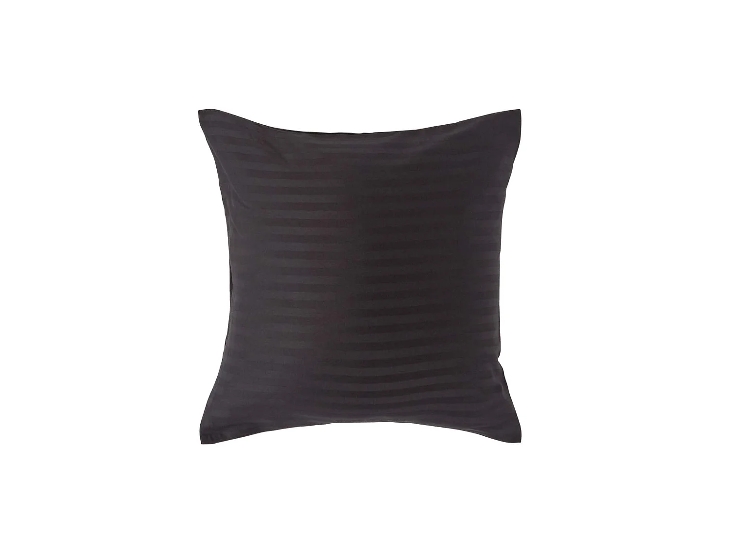 Homescapes Black Continental Egyptian Cotton Pillowcase 330 TC, 40 x 40 cm