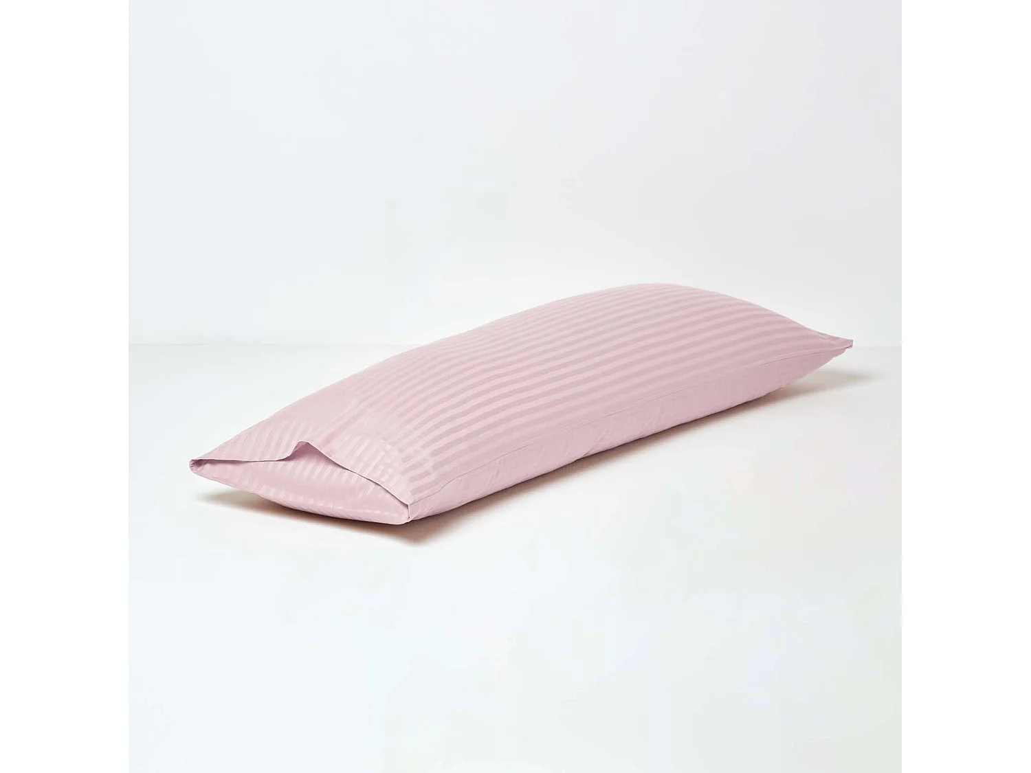 Homescapes Dusky Pink Violet Egyptian Cotton Ultrasoft Body Pillowcase 330 TC
