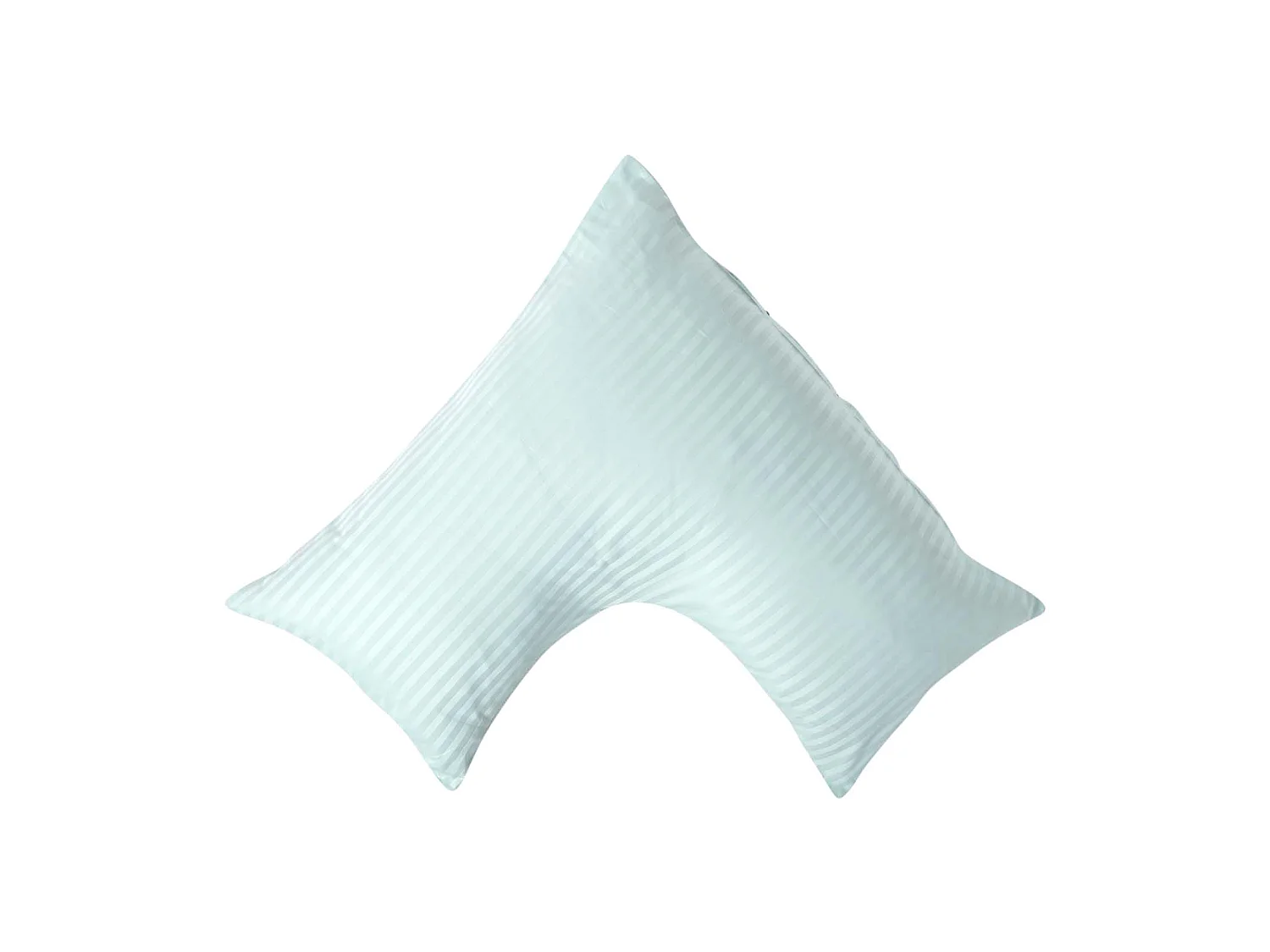 Homescapes Aqua Blue Egyptian Cotton Super Soft V Shaped Pillowcase 330 TC