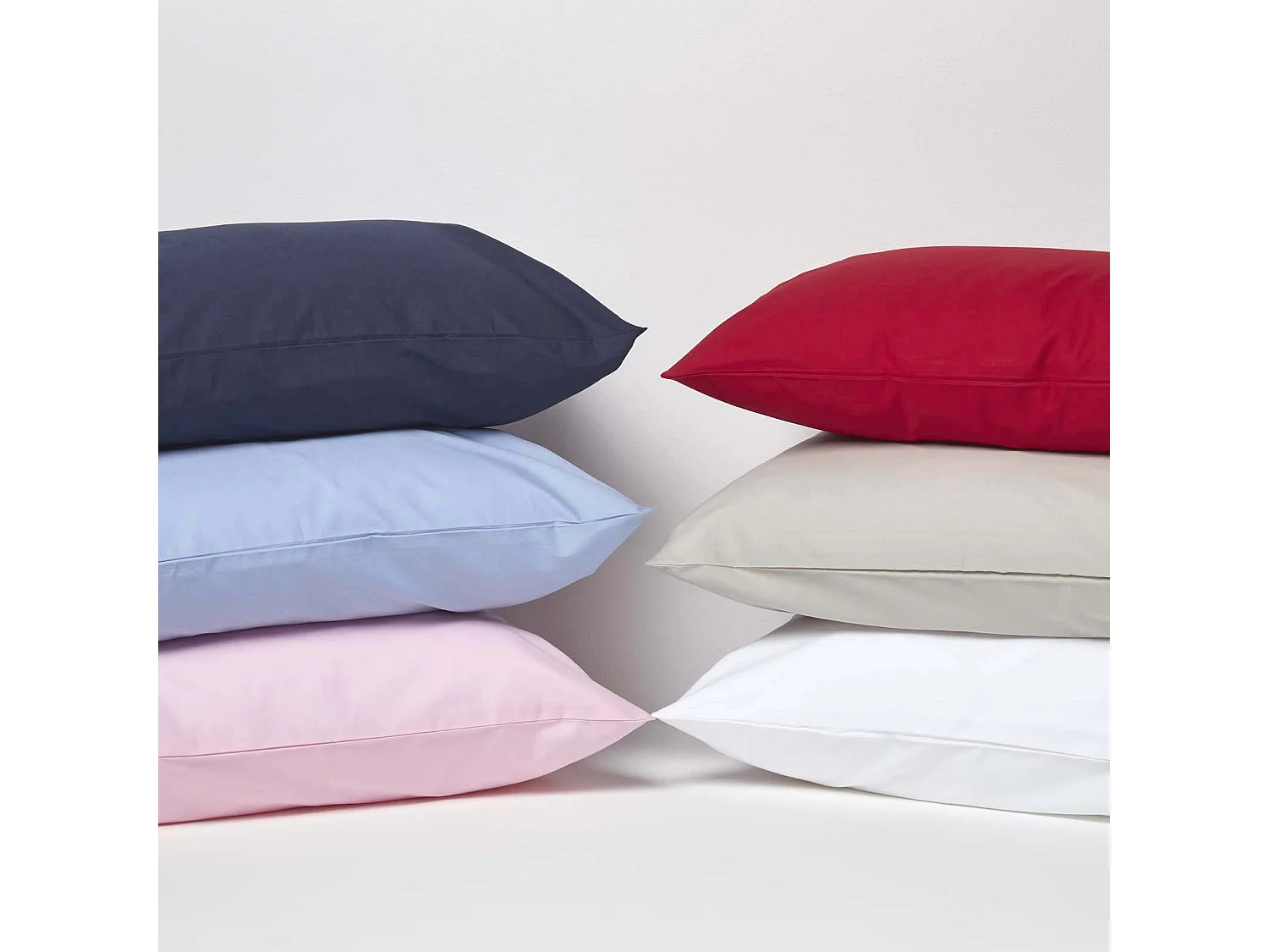 Homescapes White Cotton Kids Pillowcases 40 x 60 cm 200 Thread Count, 2 Pack