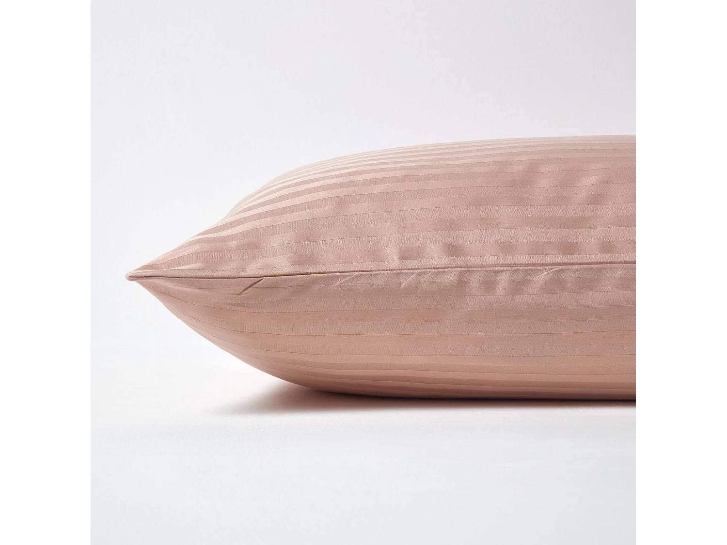 Homescapes Taupe Beige Continental Egyptian Cotton Pillowcase 330 TC, 40 x 40 cm