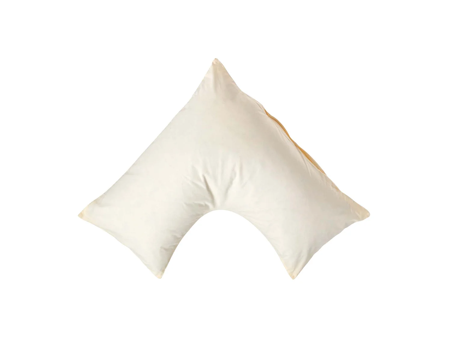 Homescapes Cream Egyptian Cotton V Shaped Pillowcase 200 TC