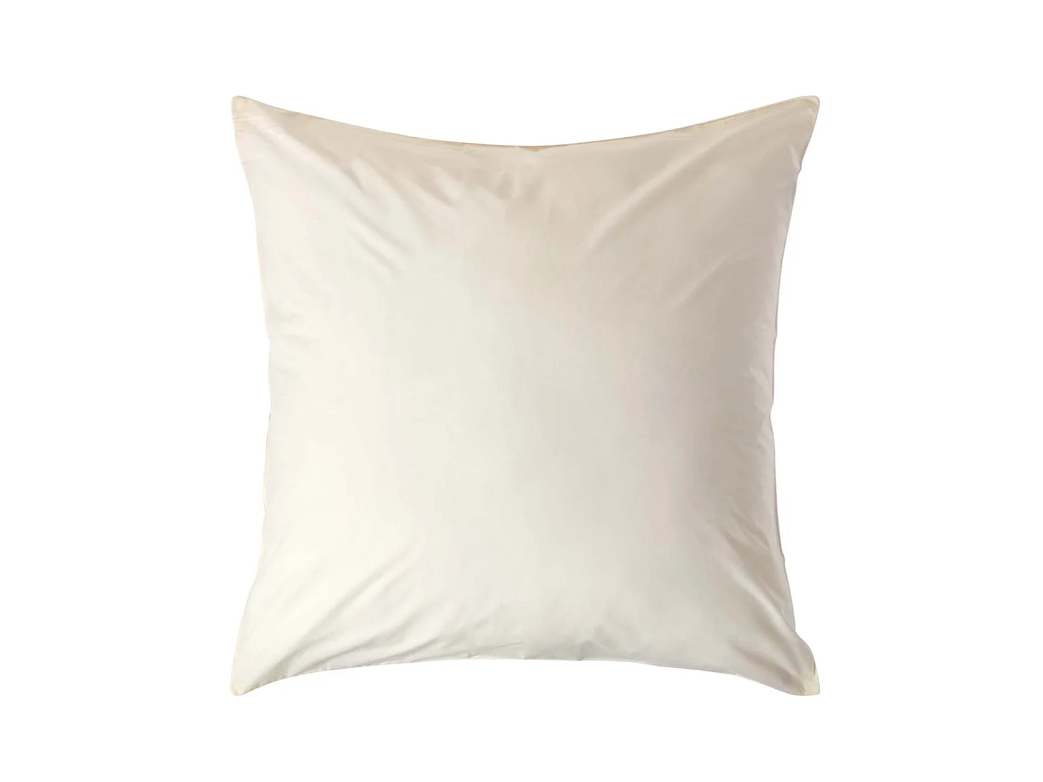 Homescapes Cream Continental Egyptian Cotton Pillowcase 200 TC, 60 x 60 cm