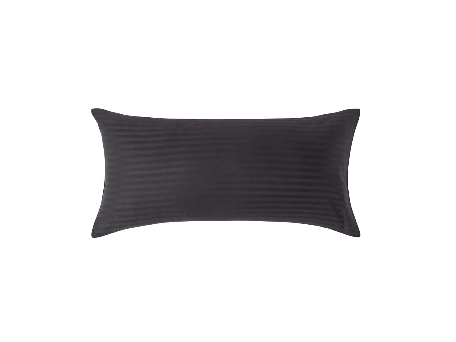 Homescapes Black Continental Egyptian Cotton Pillowcase 330 TC, 40 x 80 cm