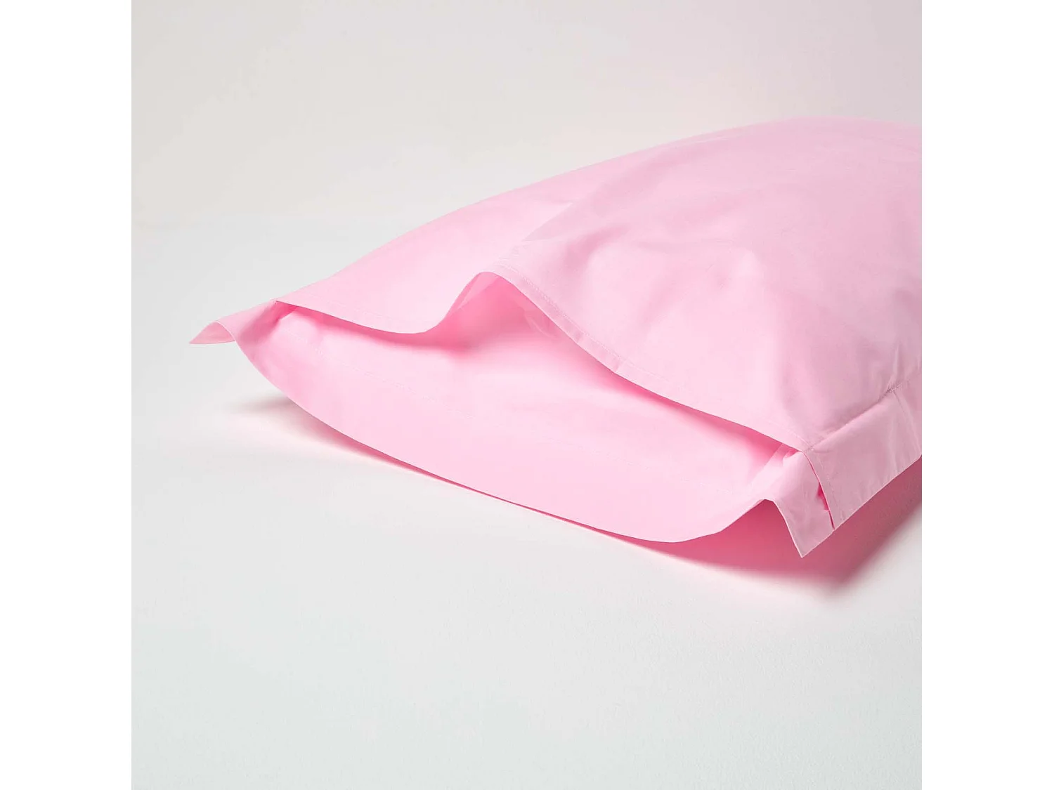 Homescapes Pink Egyptian Cotton Oxford Pillowcase 200 TC