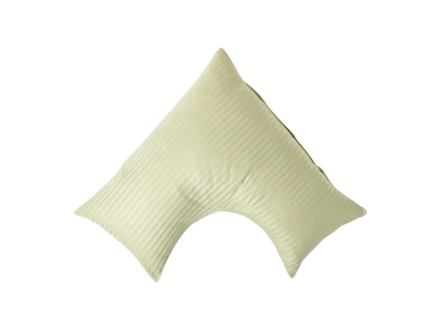 Homescapes Sage Green Egyptian Cotton Super Soft V Shaped Pillowcase 330 TC