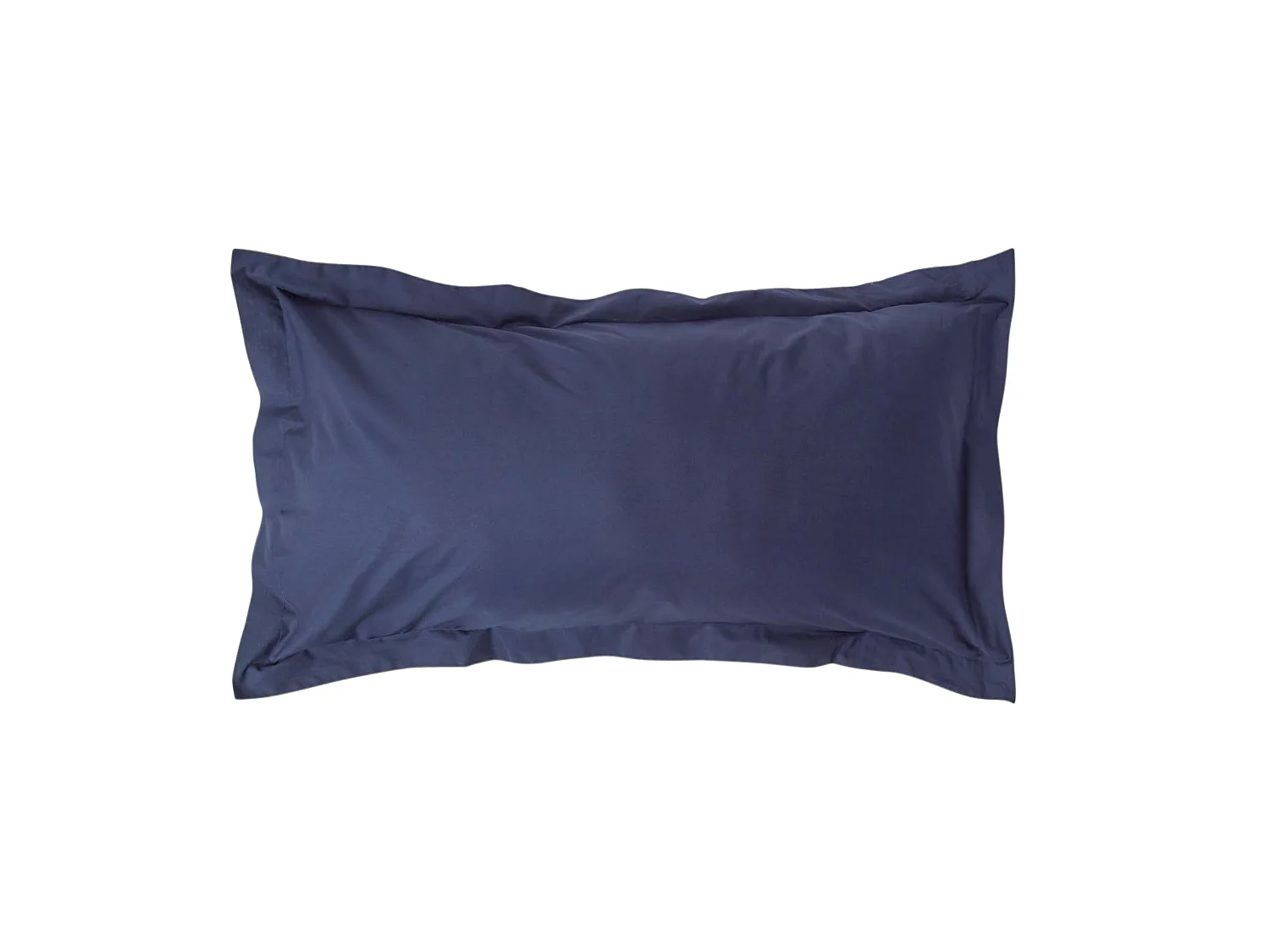 Homescapes Navy Blue Egyptian Cotton Oxford Pillowcase 200 TC, King Size