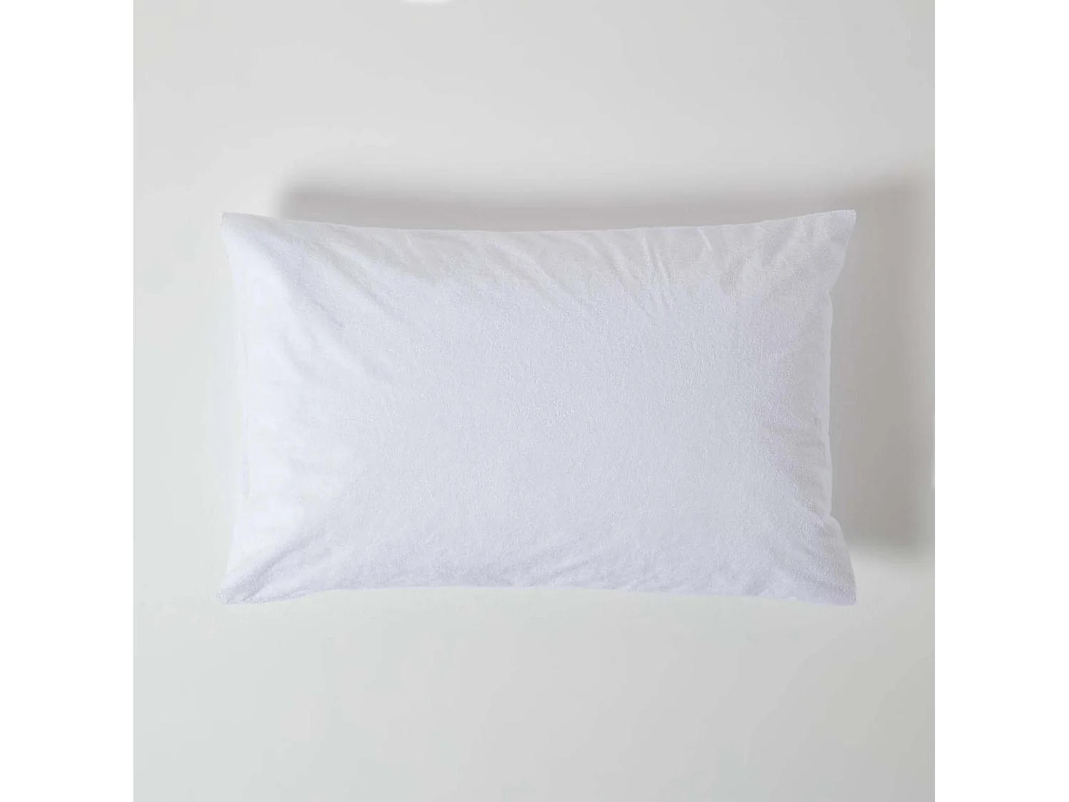 Homescapes Terry Towelling Waterproof Pillow Protectors Standard Size, Pack of 4