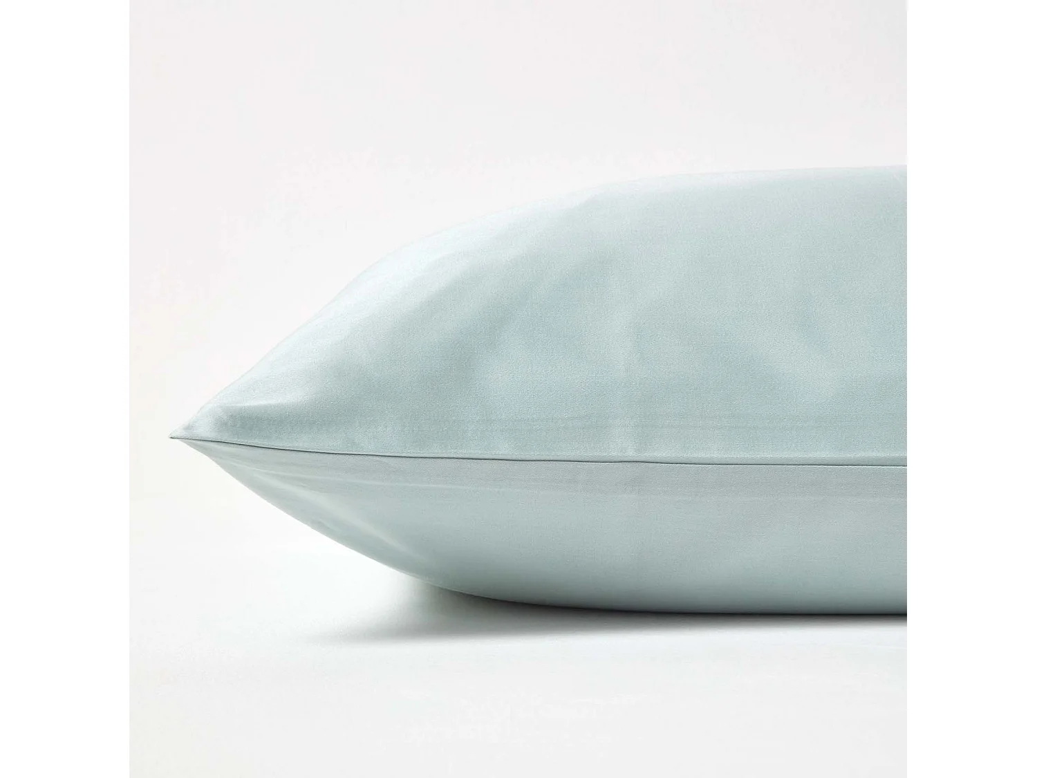 Homescapes Duck Egg Blue Organic Cotton Housewife Pillowcase 400 TC