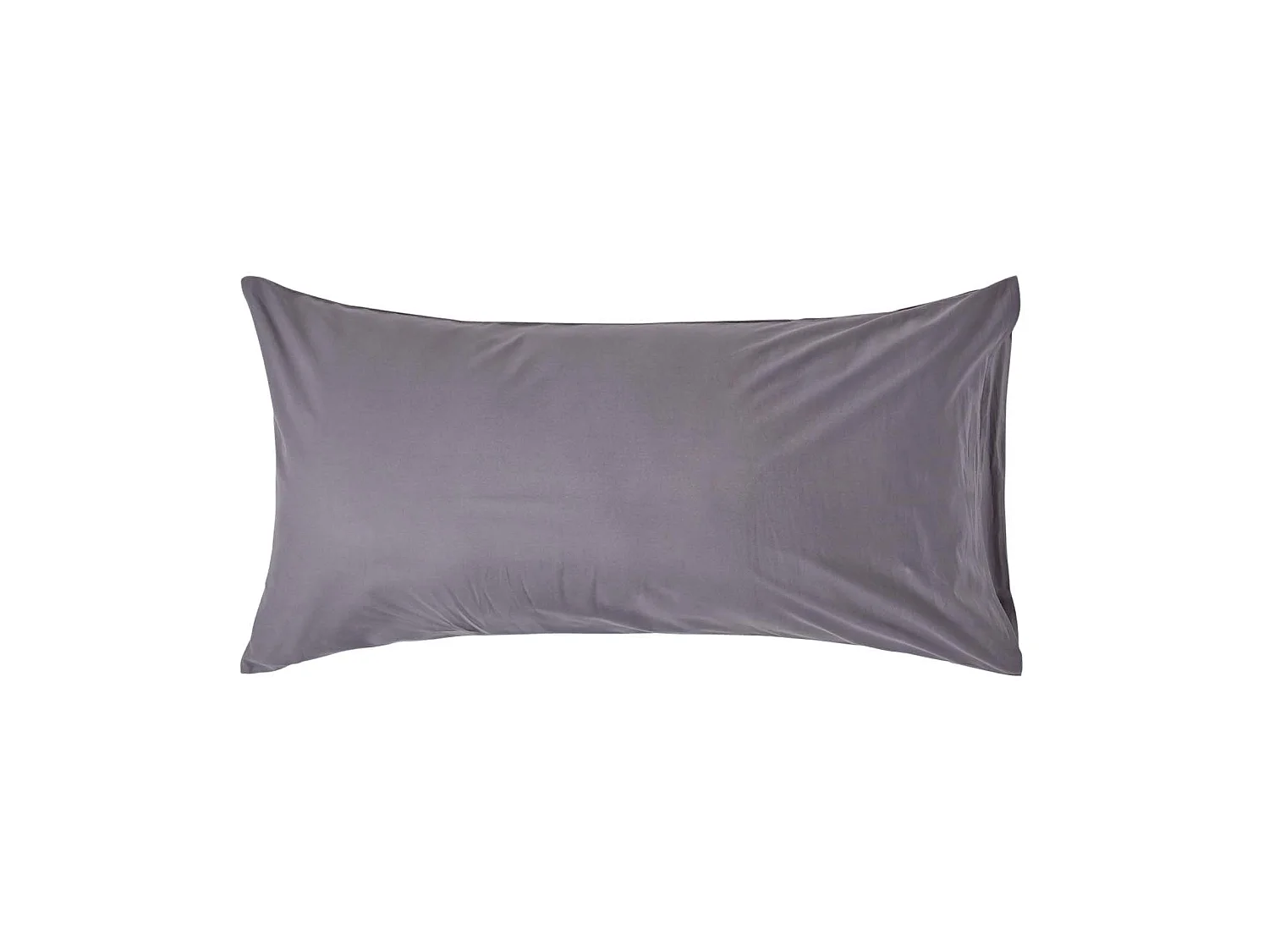Homescapes Dark Grey Egyptian Cotton Housewife Pillowcase 200 TC, King Size