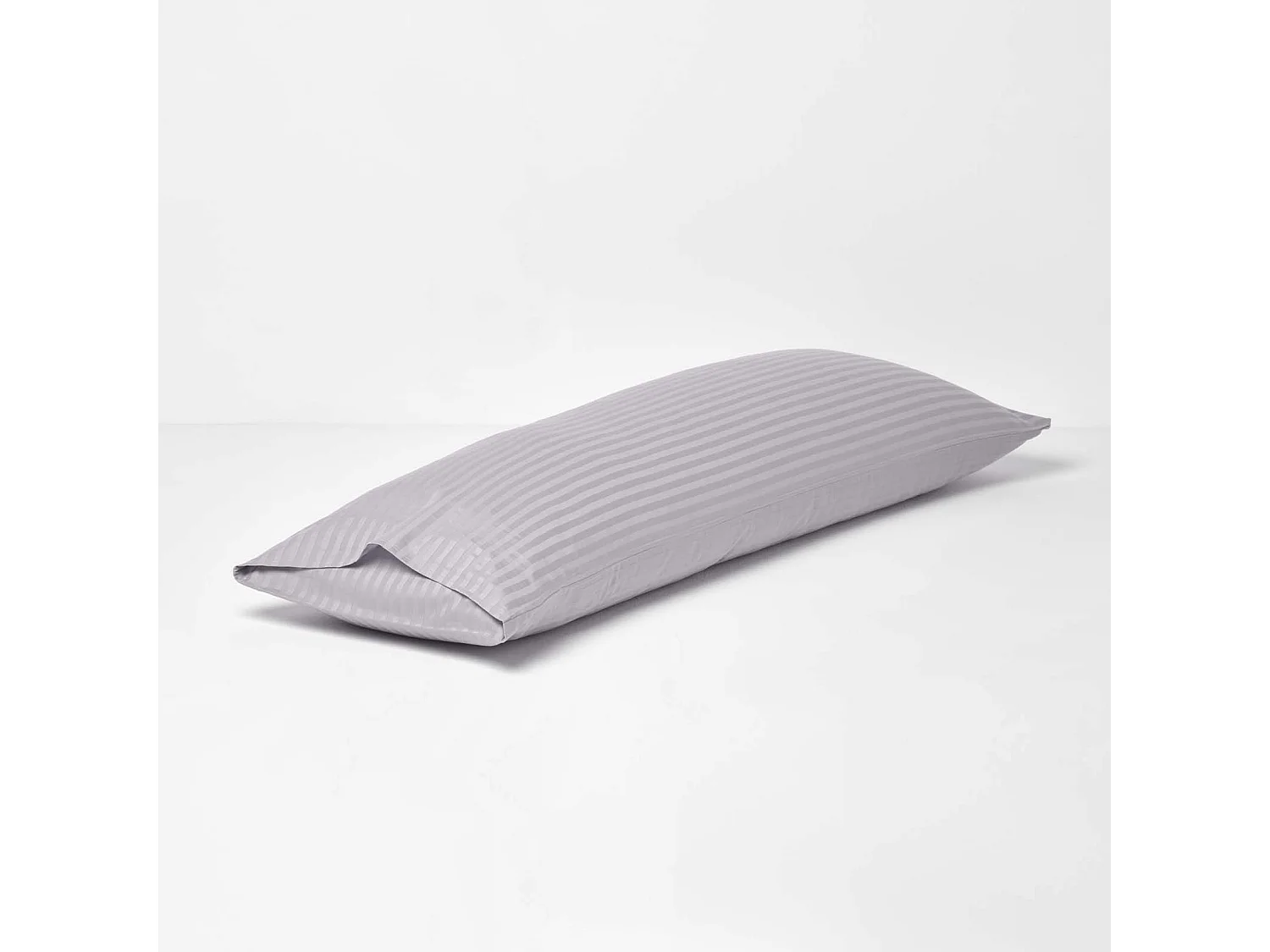 Homescapes Grey Egyptian Cotton Ultrasoft Body Pillowcase 330 TC