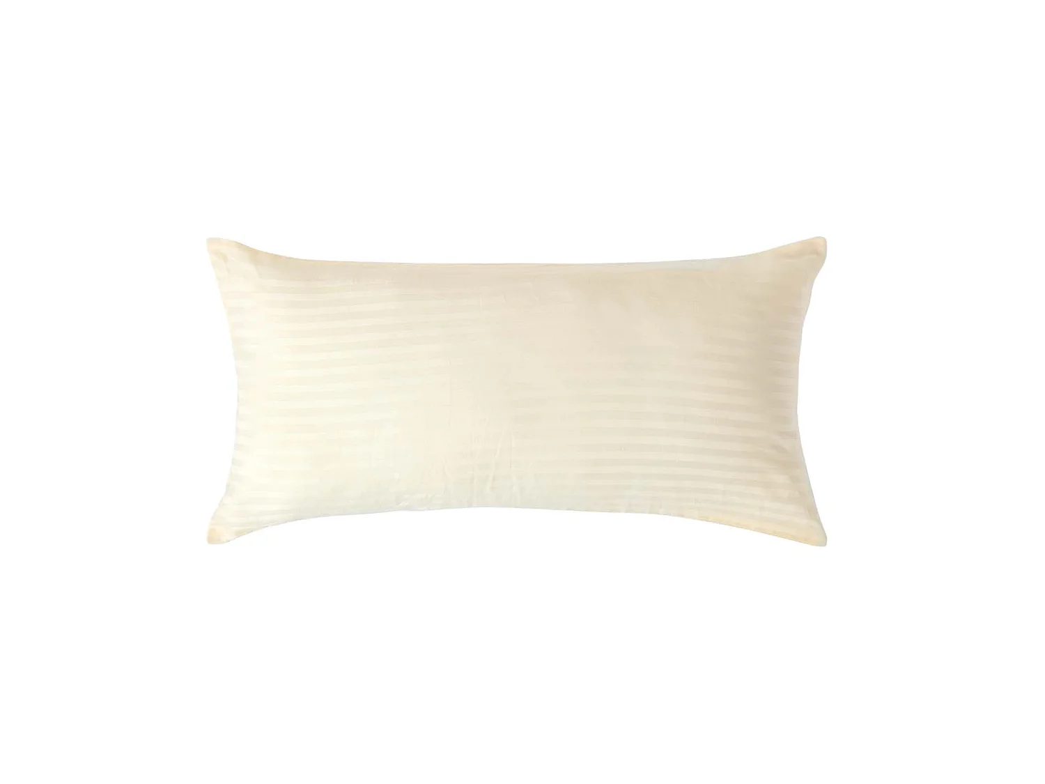 Homescapes Pastel Yellow Continental Egyptian Cotton Pillowcase 330 TC, 40 x 80 cm