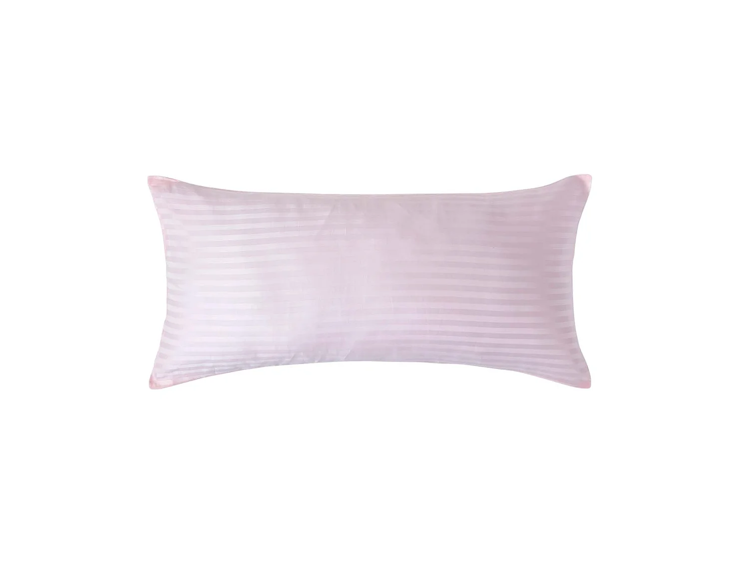 Homescapes Pink Continental Egyptian Cotton Pillowcase 330 TC, 40 x 80 cm