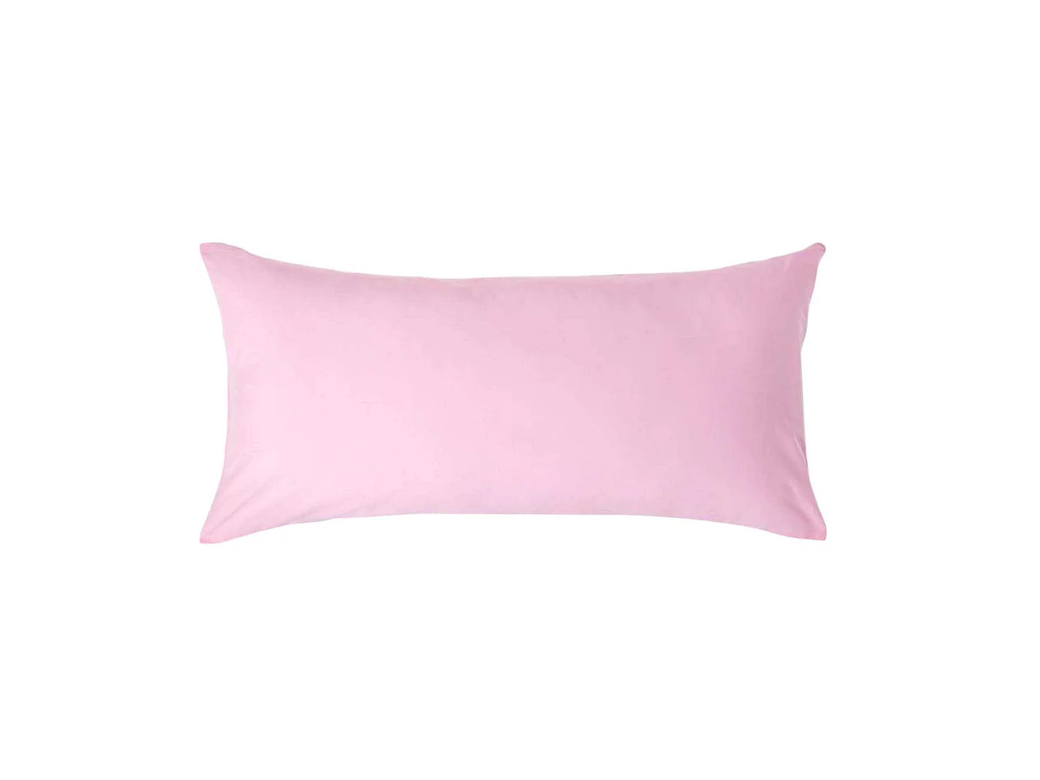 Homescapes Pink Continental Egyptian Cotton Pillowcase 200 TC, 40 x 80 cm