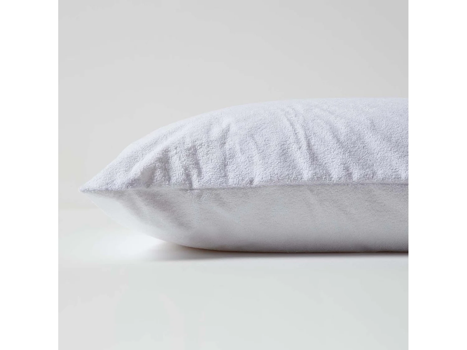 Protège-oreiller imperméable en tissu éponge 40 x 80 cm, lot de 4 - HOMESCAPES