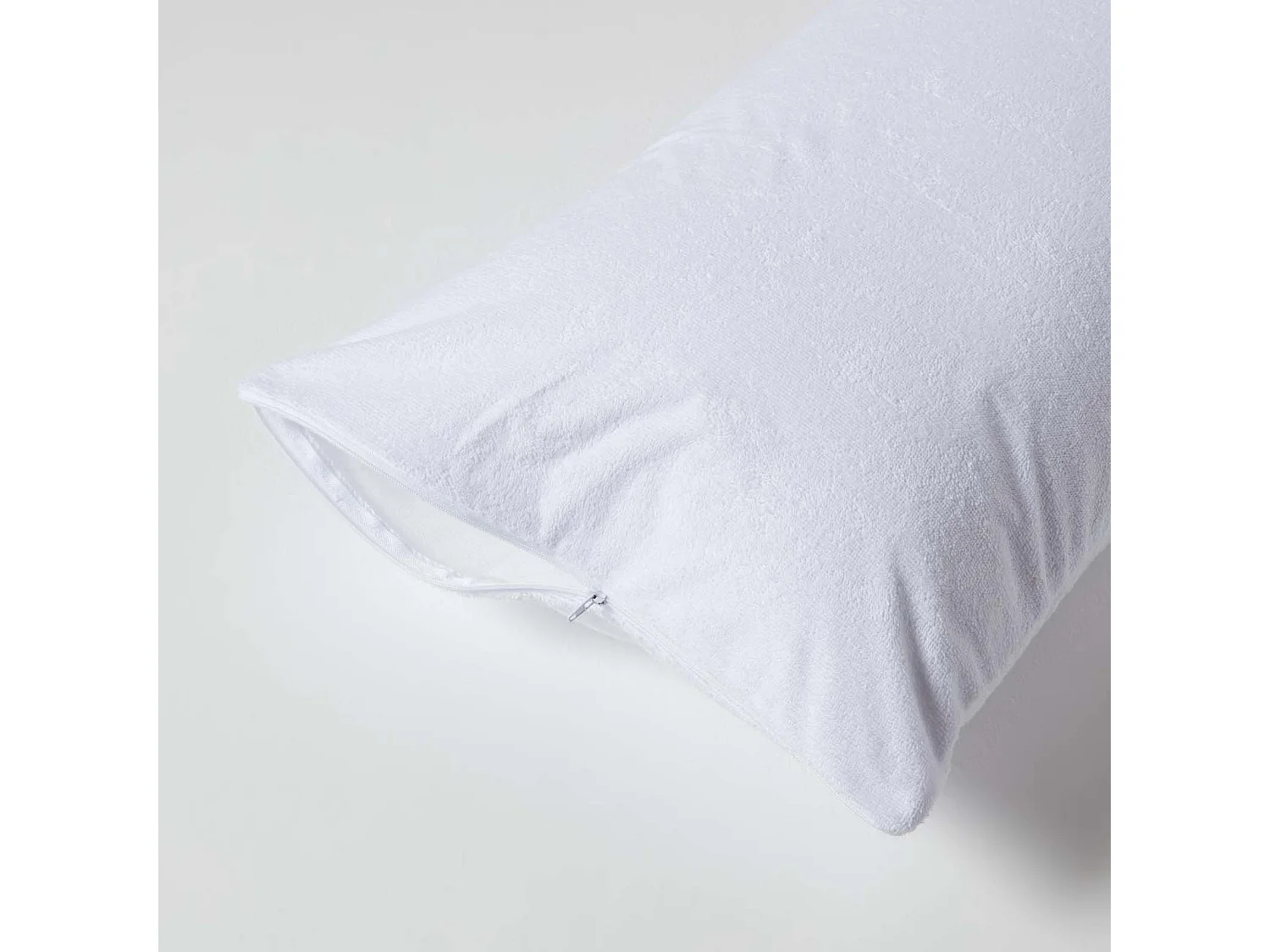 Protège-oreiller imperméable en tissu éponge 40 x 80 cm, lot de 4 - HOMESCAPES