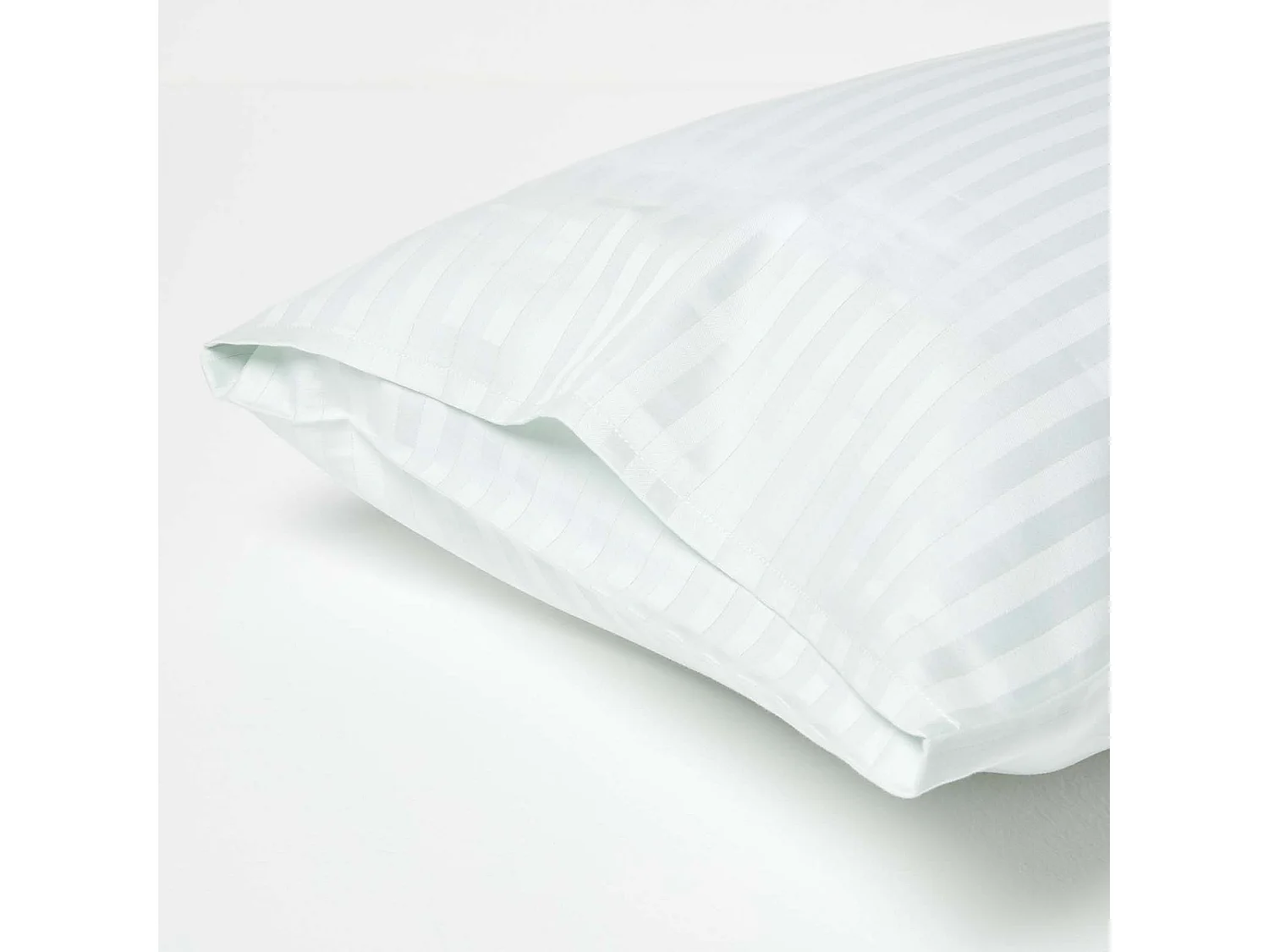 Homescapes Blue Cotton Stripe Kids Pillowcases 40 x 60 cm 330 Thread Count, 2 Pack