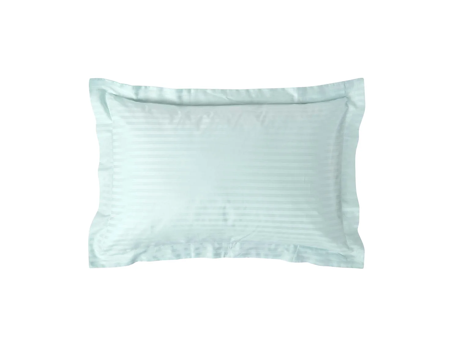 Homescapes Blue Egyptian Cotton Satin Stripe Oxford Pillowcase 330 TC