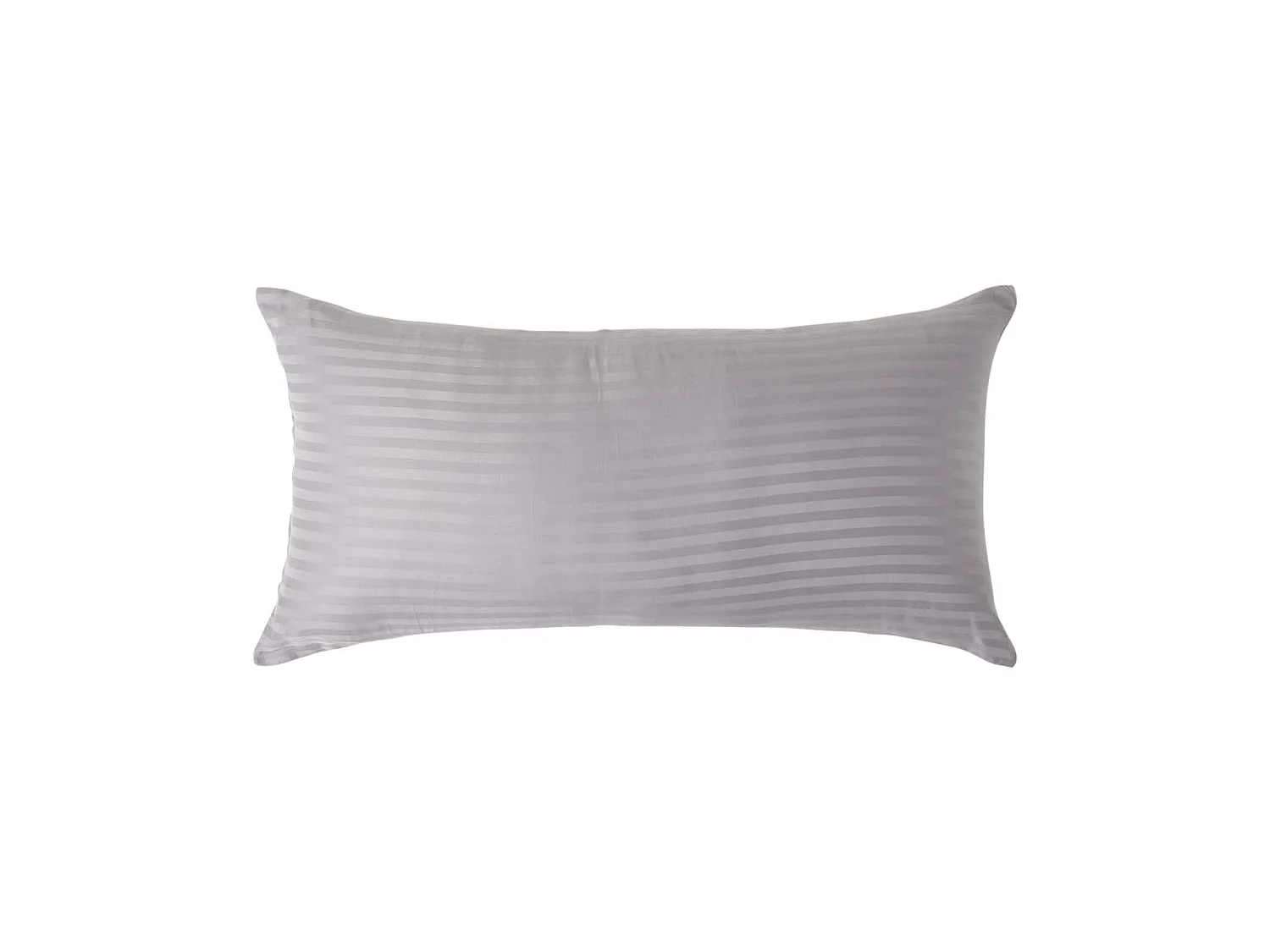 Homescapes Grey Continental Pillowcase Egptian Cotton 330 TC, 40 x 80cm