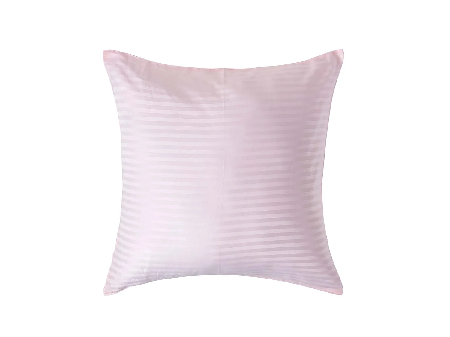 Homescapes Pink Continental Egyptian Cotton Pillowcase 330 TC, 60 x 60 cm