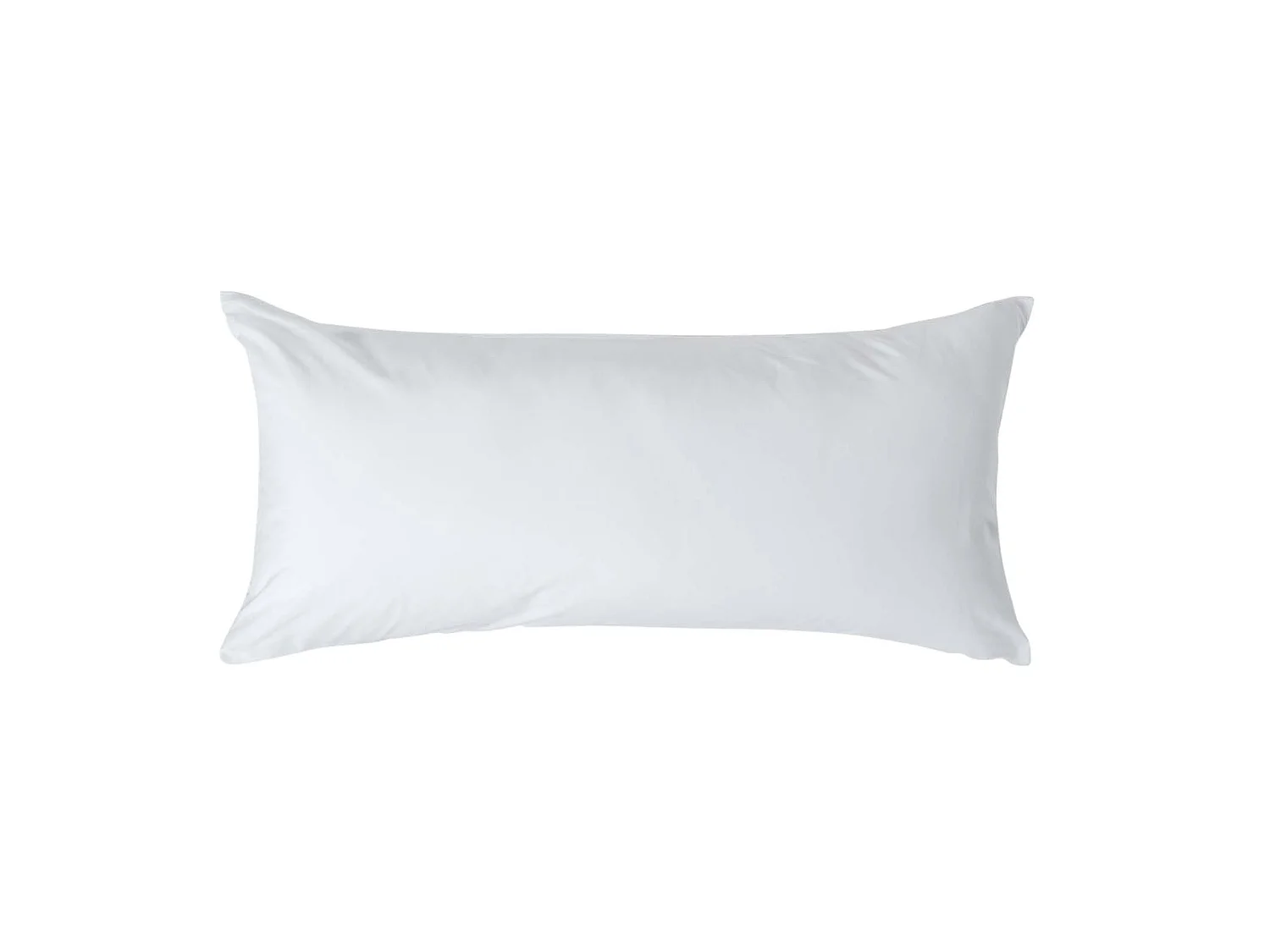 Homescapes White Continental Egyptian Cotton Pillowcase 200 TC, 40 x 80 cm