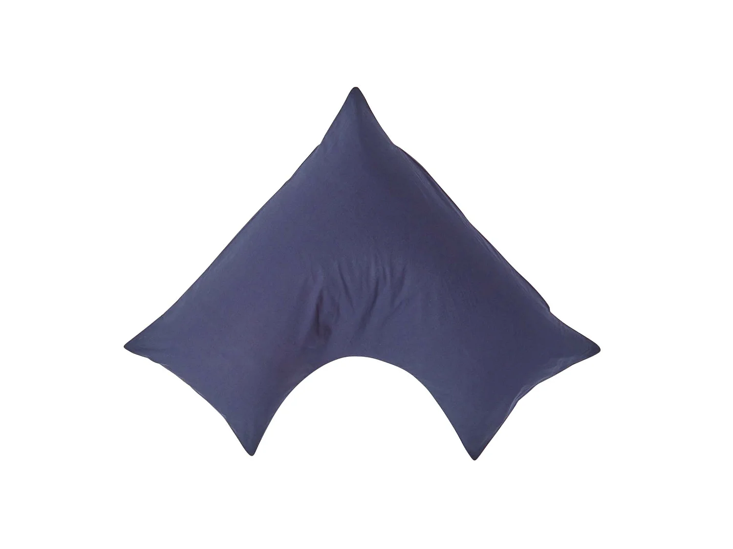 Homescapes Navy Blue Egyptian Cotton V Shaped Pillowcase 200 TC
