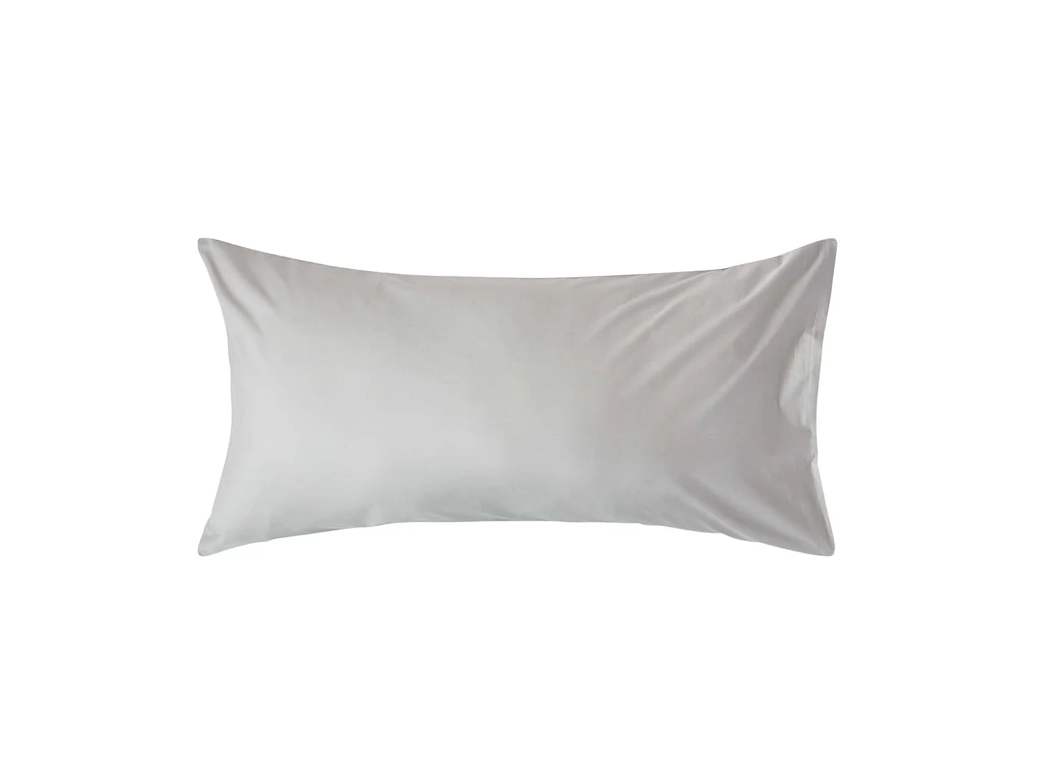 Homescapes Silver Grey Egyptian Cotton Housewife Pillowcase 200 TC, King Size