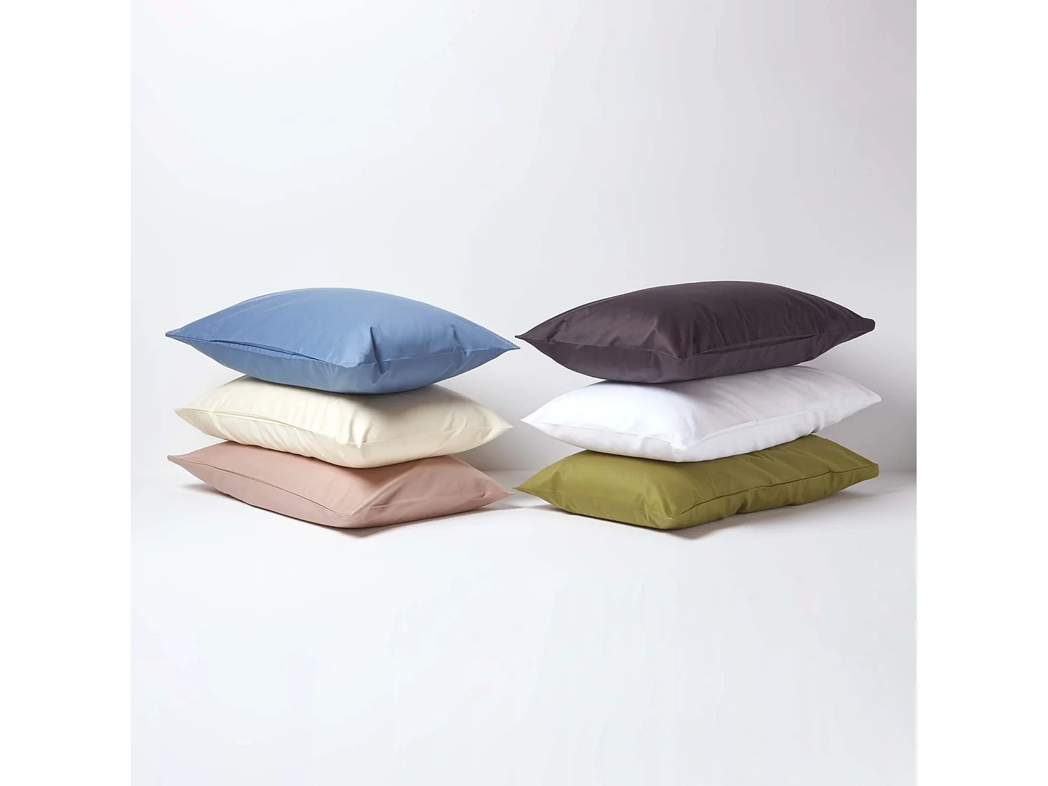 Homescapes Olive Green Egyptian Cotton Flat Sheet 1000 Thread Count, Super king