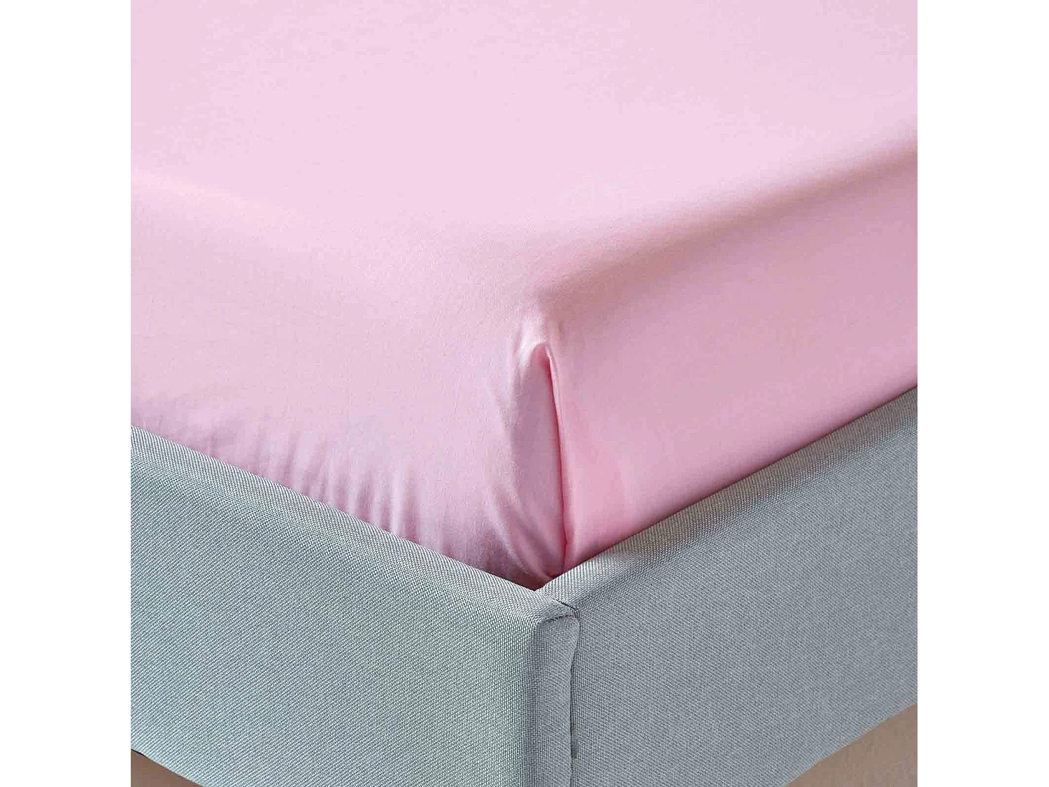Homescapes Pink Egyptian Cotton Flat Sheet 200 TC, Single