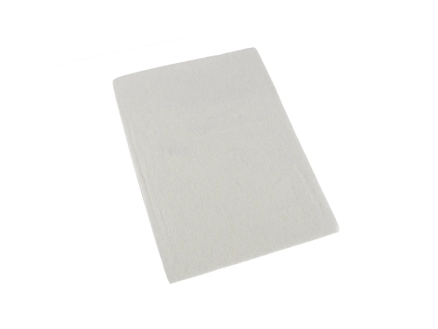 Homescapes Cream 100% Brushed Cotton Cot Flat Sheet Single Pack, 100 x 150 cm