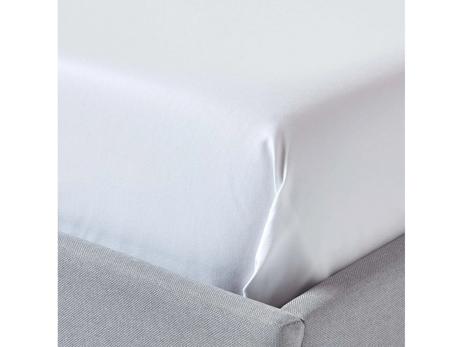 Homescapes White Egyptian Cotton Flat Sheet 1000 Thread Count, Double
