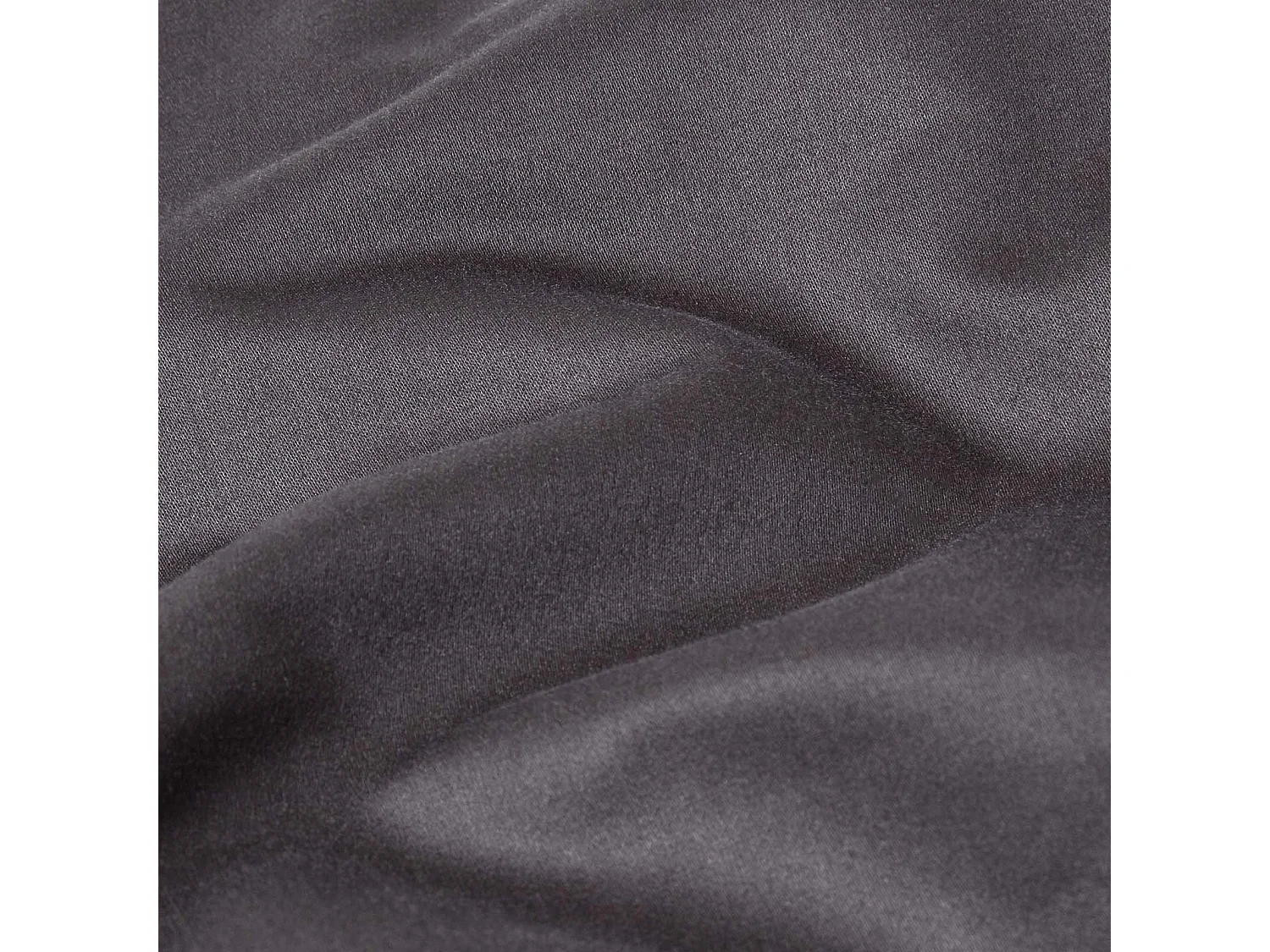 Homescapes Dark Charcoal Grey Egyptian Cotton Flat Sheet 1000 Thread Count, Super King Size