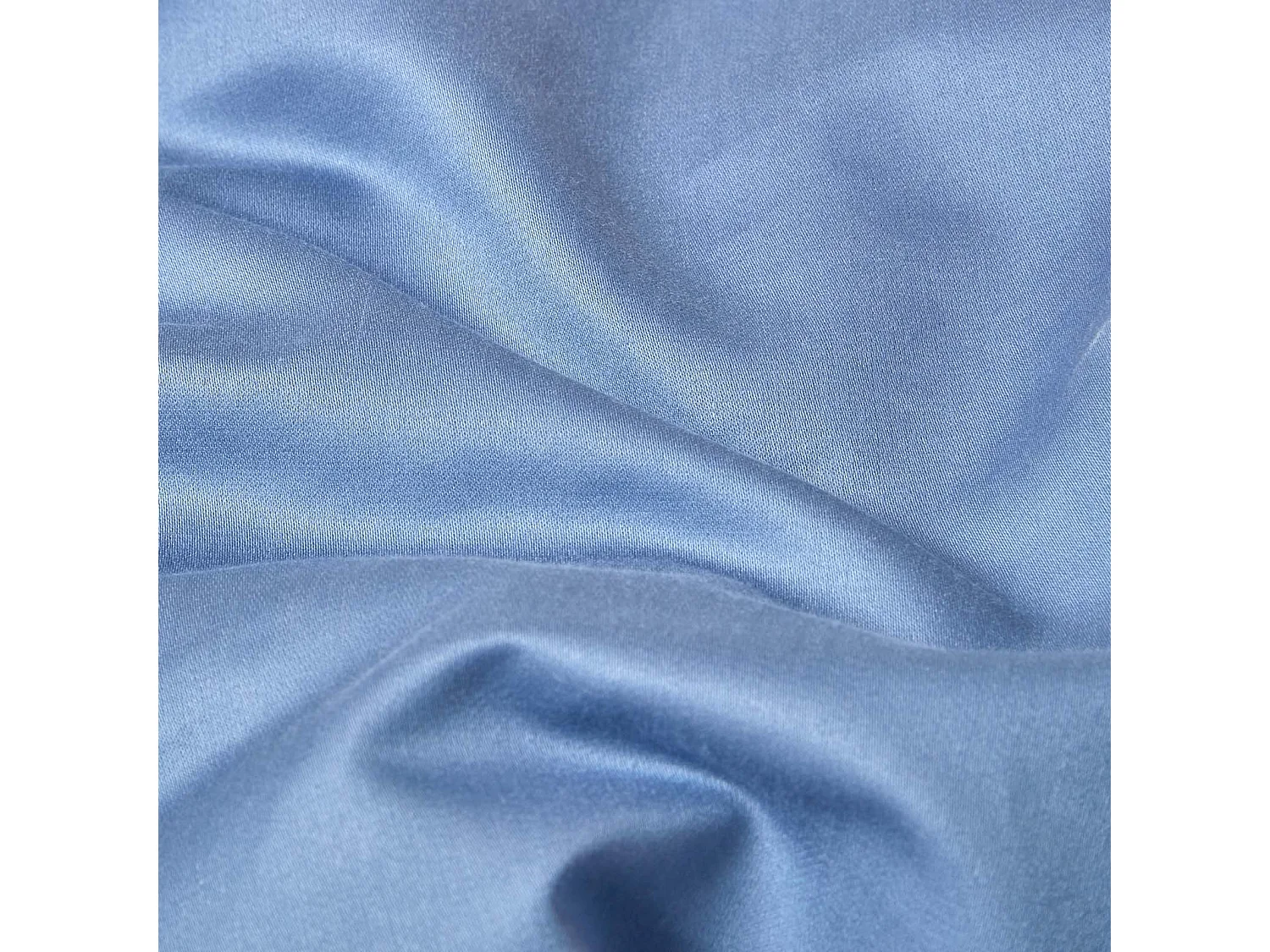 Homescapes Air Force Blue Egyptian Cotton Flat Sheet 1000 Thread Count, Double