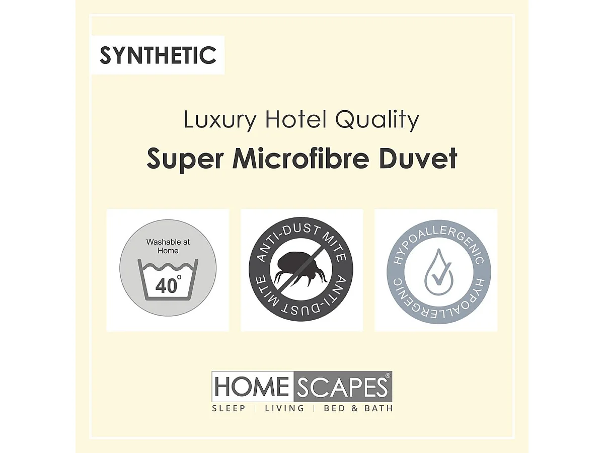 Homescapes Kids 4.5 Tog Super Microfibre Duvet
